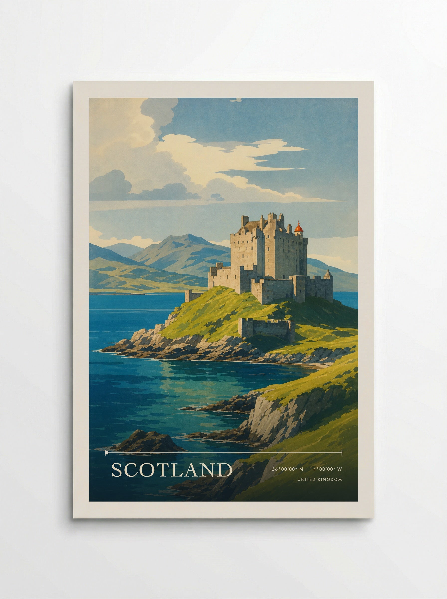 Scotland United Kingdom Travel Poster - Poster