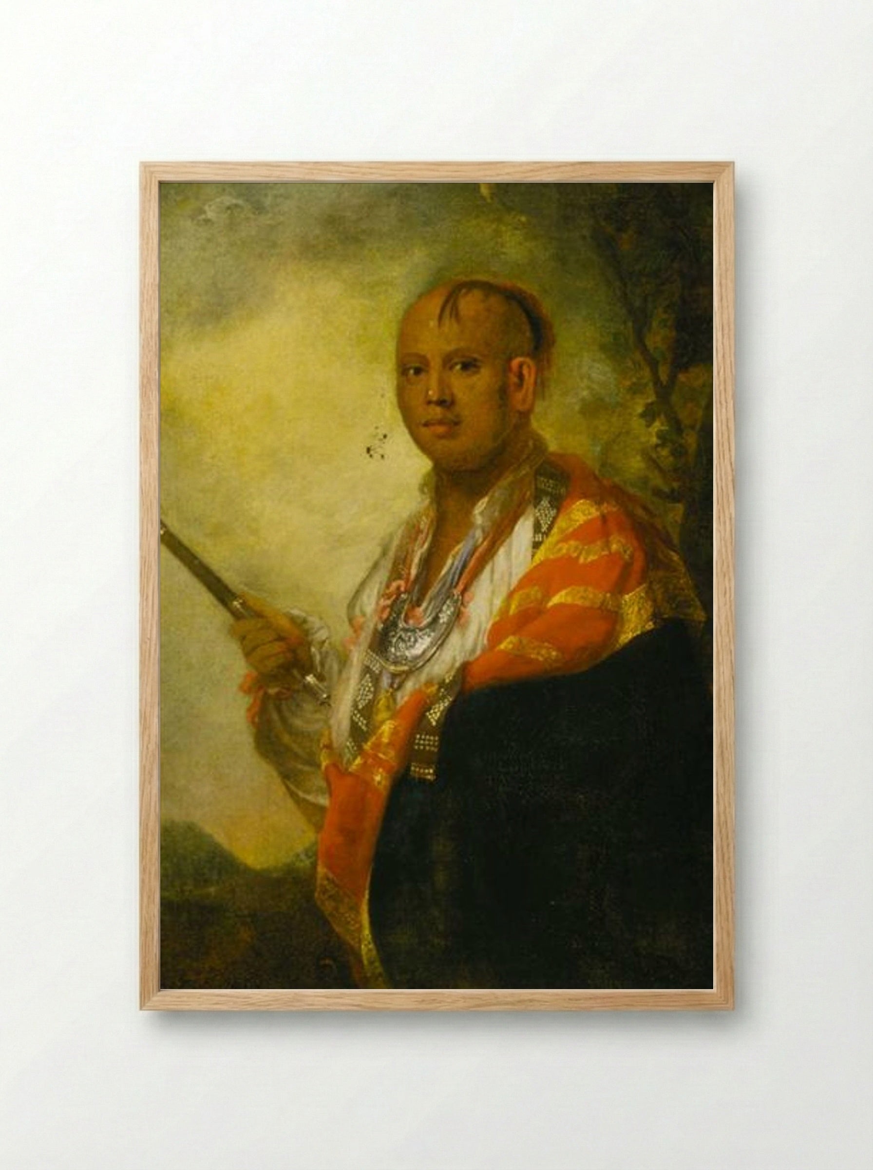 Scyacust Ukah - Joshua Reynolds - Framed Print Wood