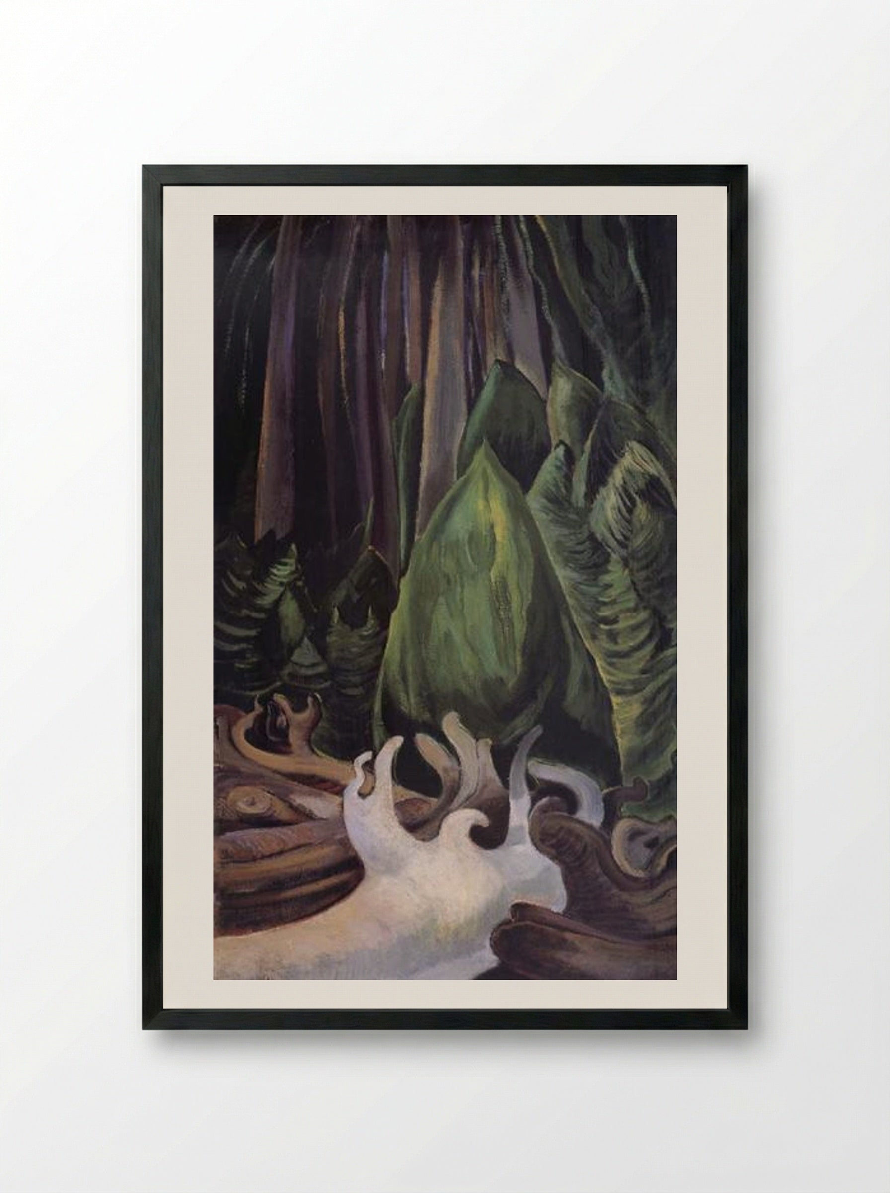 Sea Drift - Emily Carr - Framed Print Black