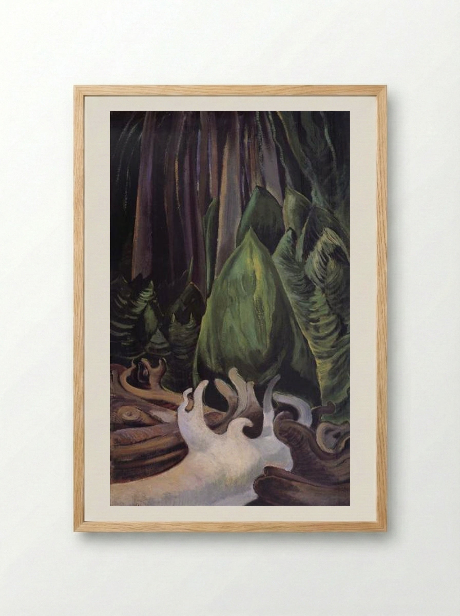 Sea Drift - Emily Carr - Framed Print Wood