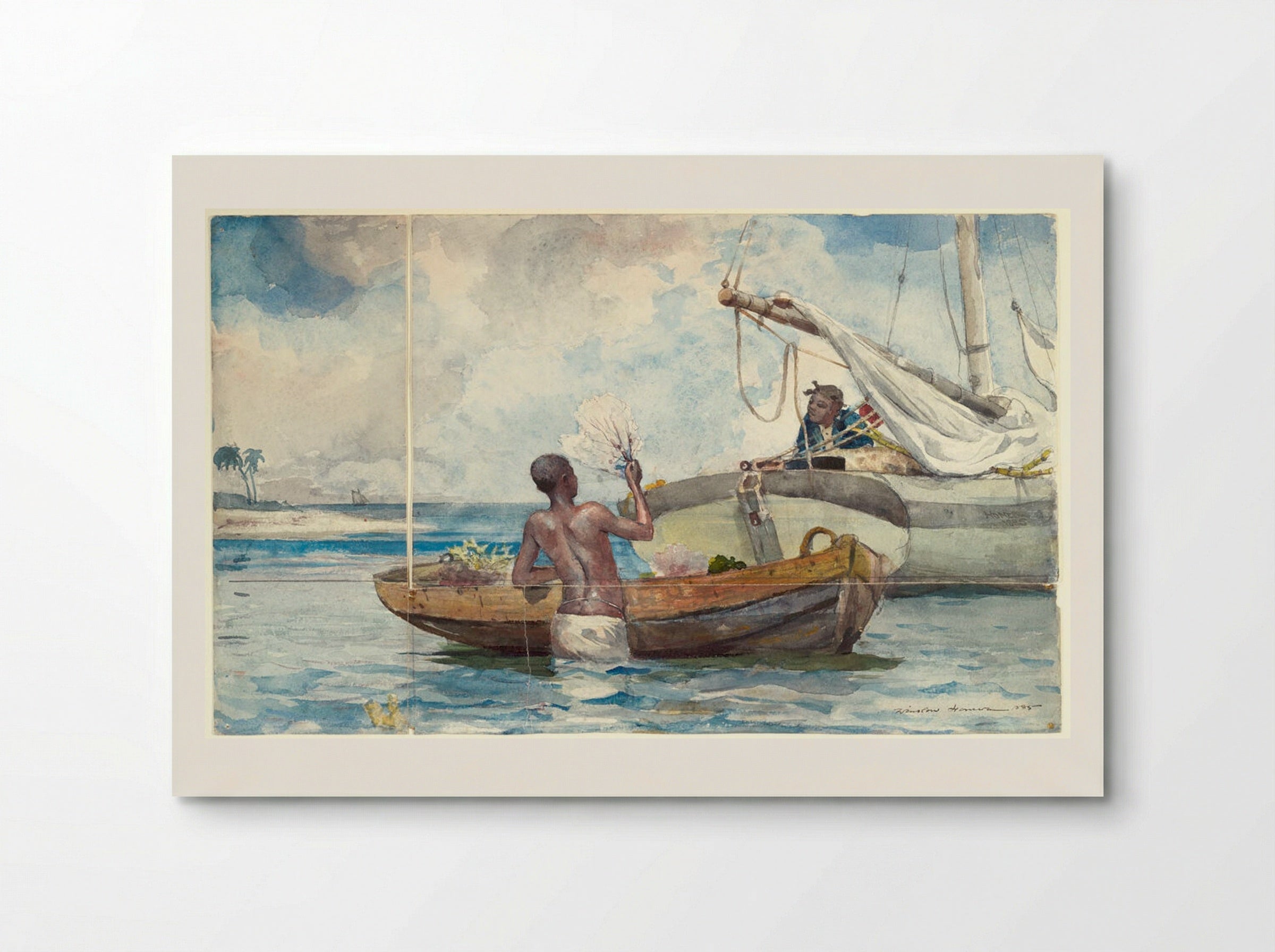Sea Garden, Bahamas - Winslow Homer - Poster