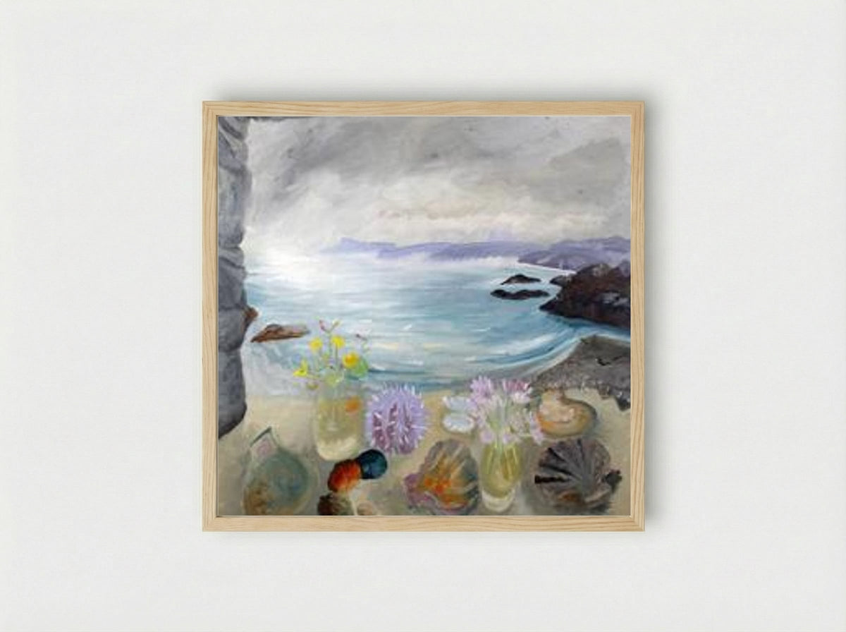 Sea Treasures - Winifred Nicholson - Framed Print Wood