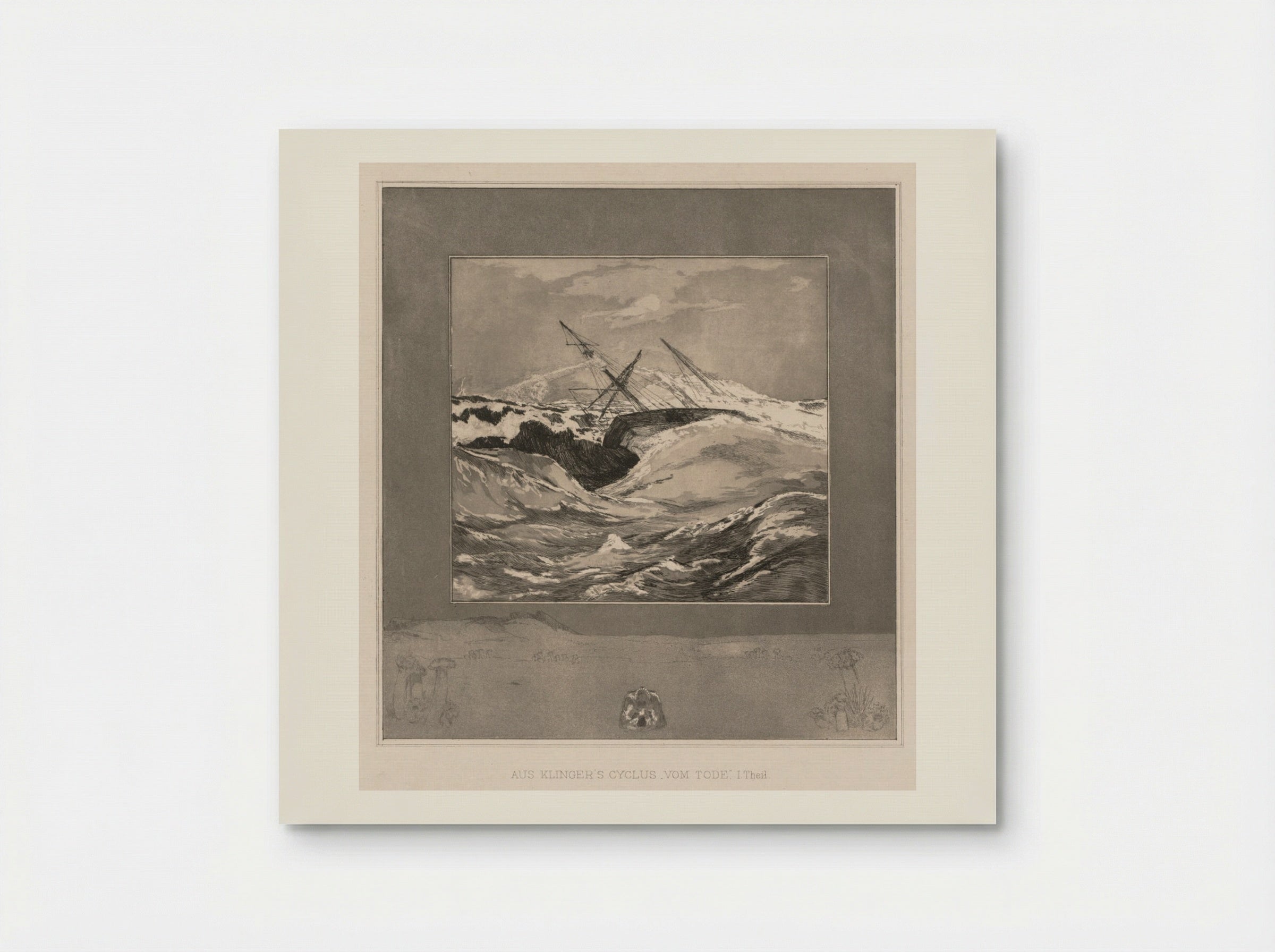 Sea (from Vom Tode, I. Teil) - Max Klinger - Poster
