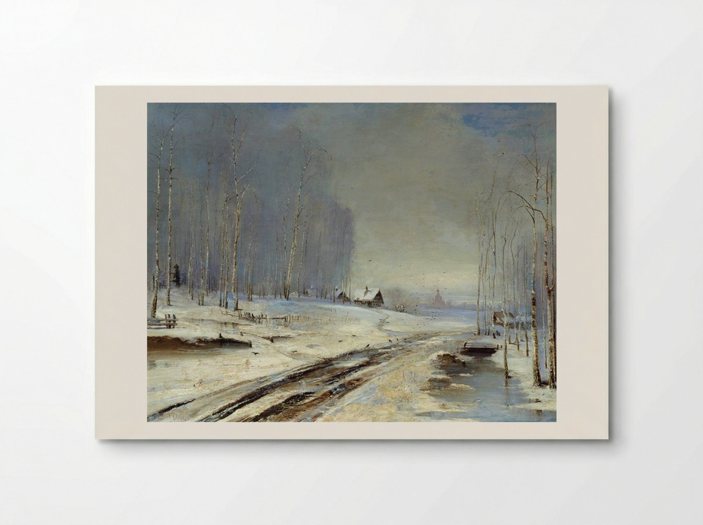 Sea of Mud - Aleksey Savrasov - Poster