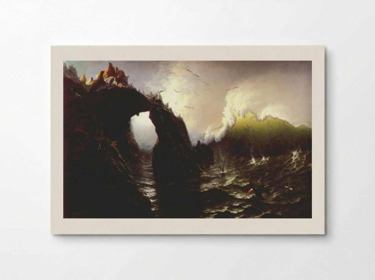 Seal Rocks (San Francisco) - Albert Bierstadt - Poster