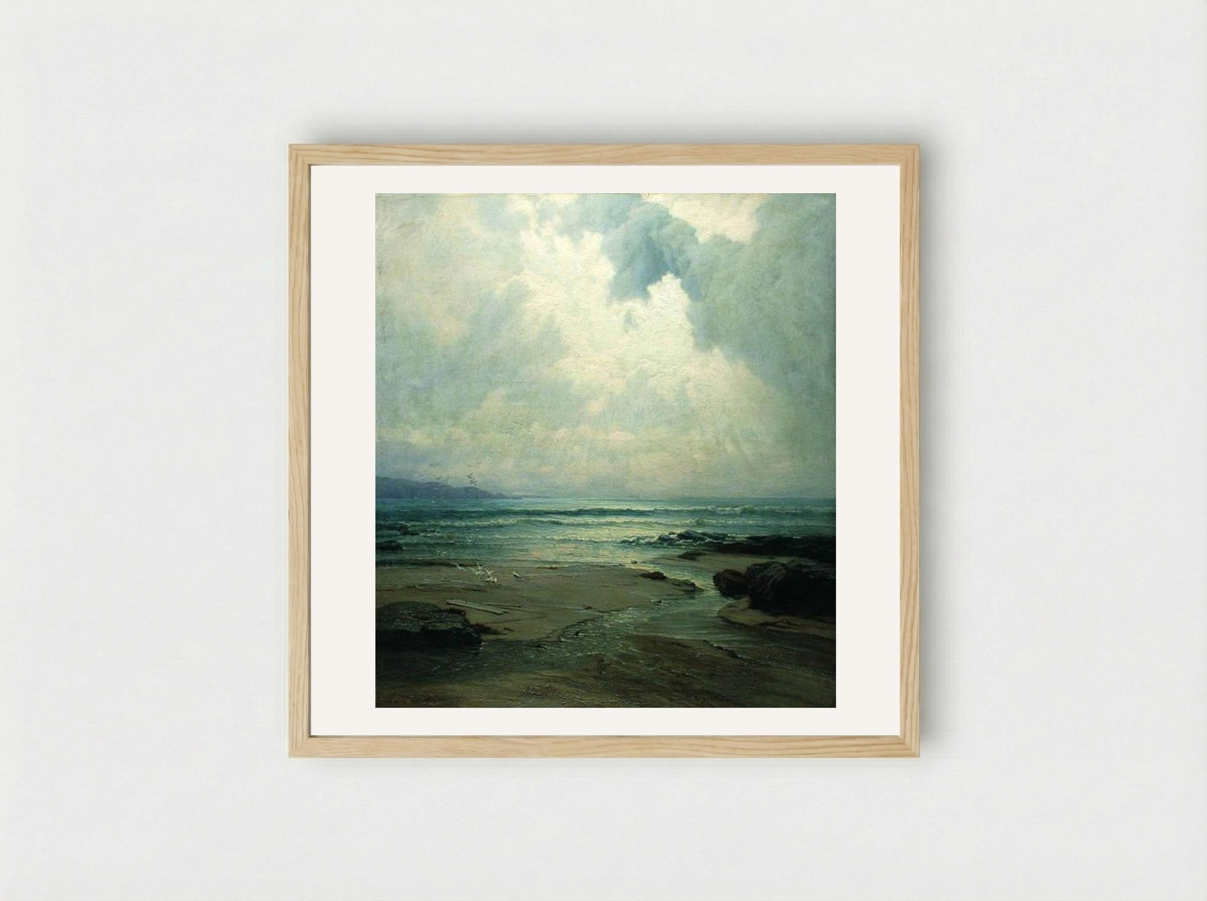 Seascape - Volodymyr Orlovsky - Framed Print Wood