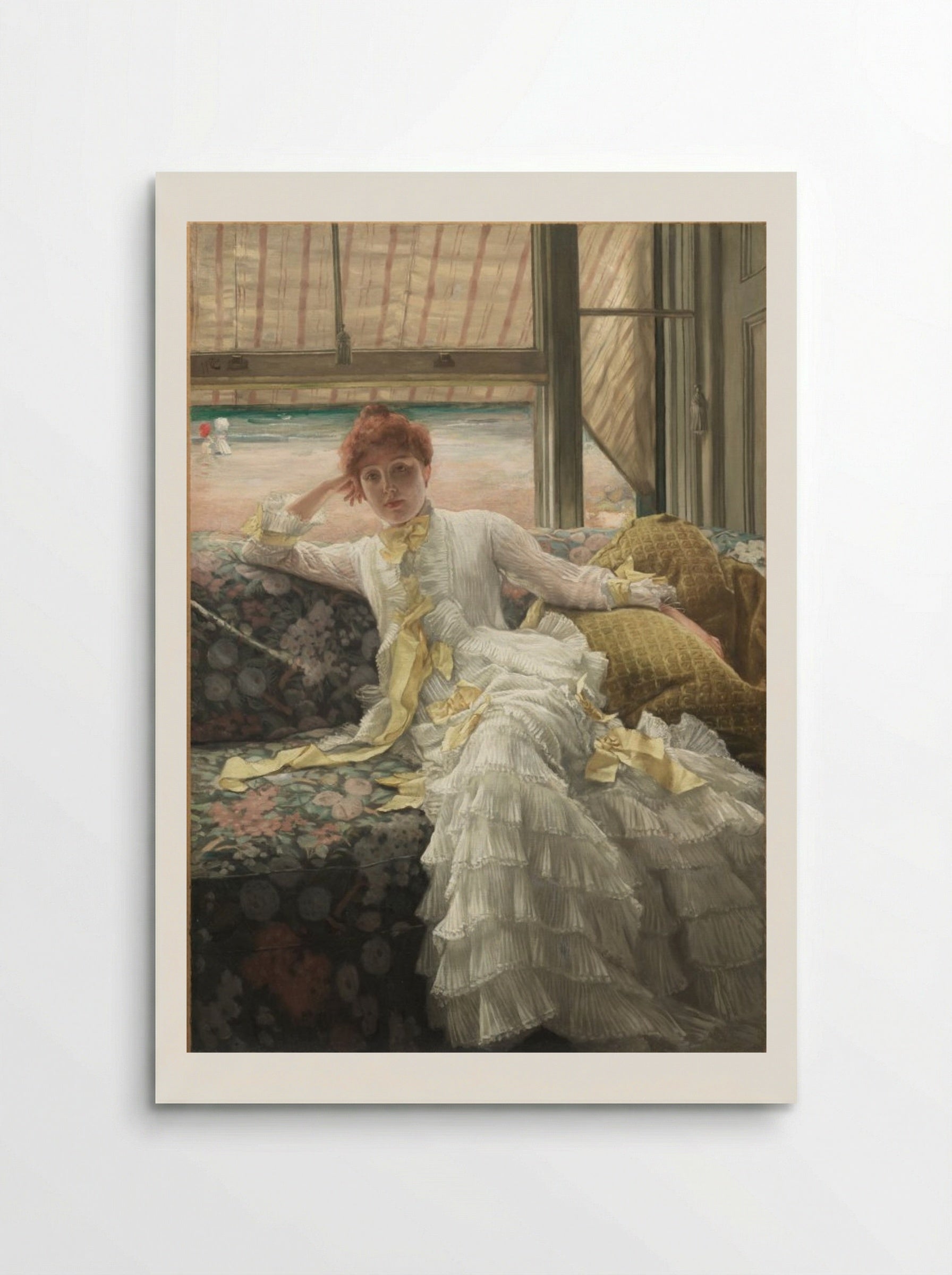 Seaside (July: Specimen of a Portrait) - James Tissot - Poster