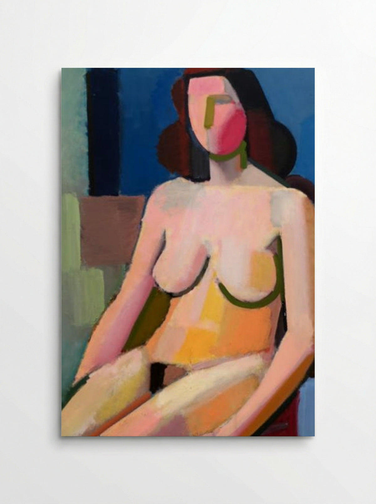 Seated Female Nude - Vilhelm Lundstrøm - Poster