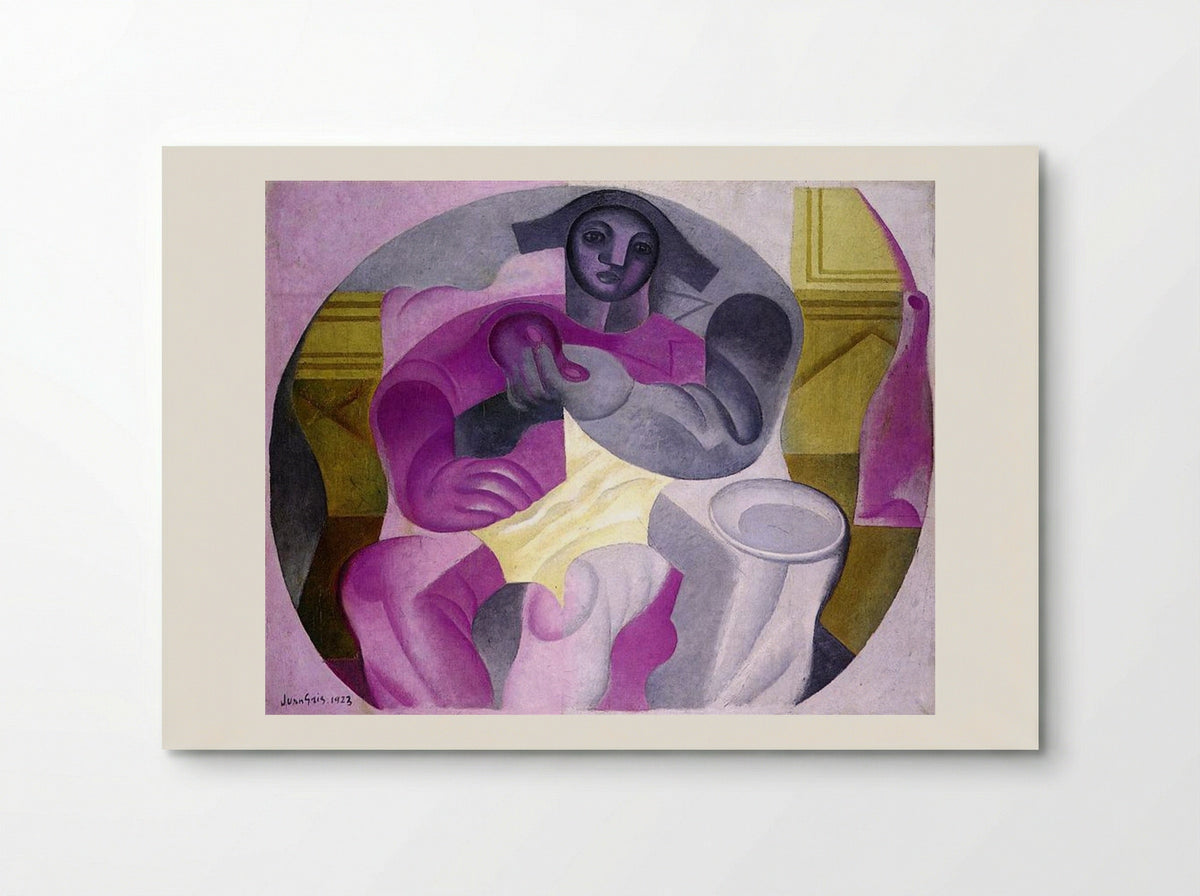 Seated Harlequin - Juan Gris - Poster