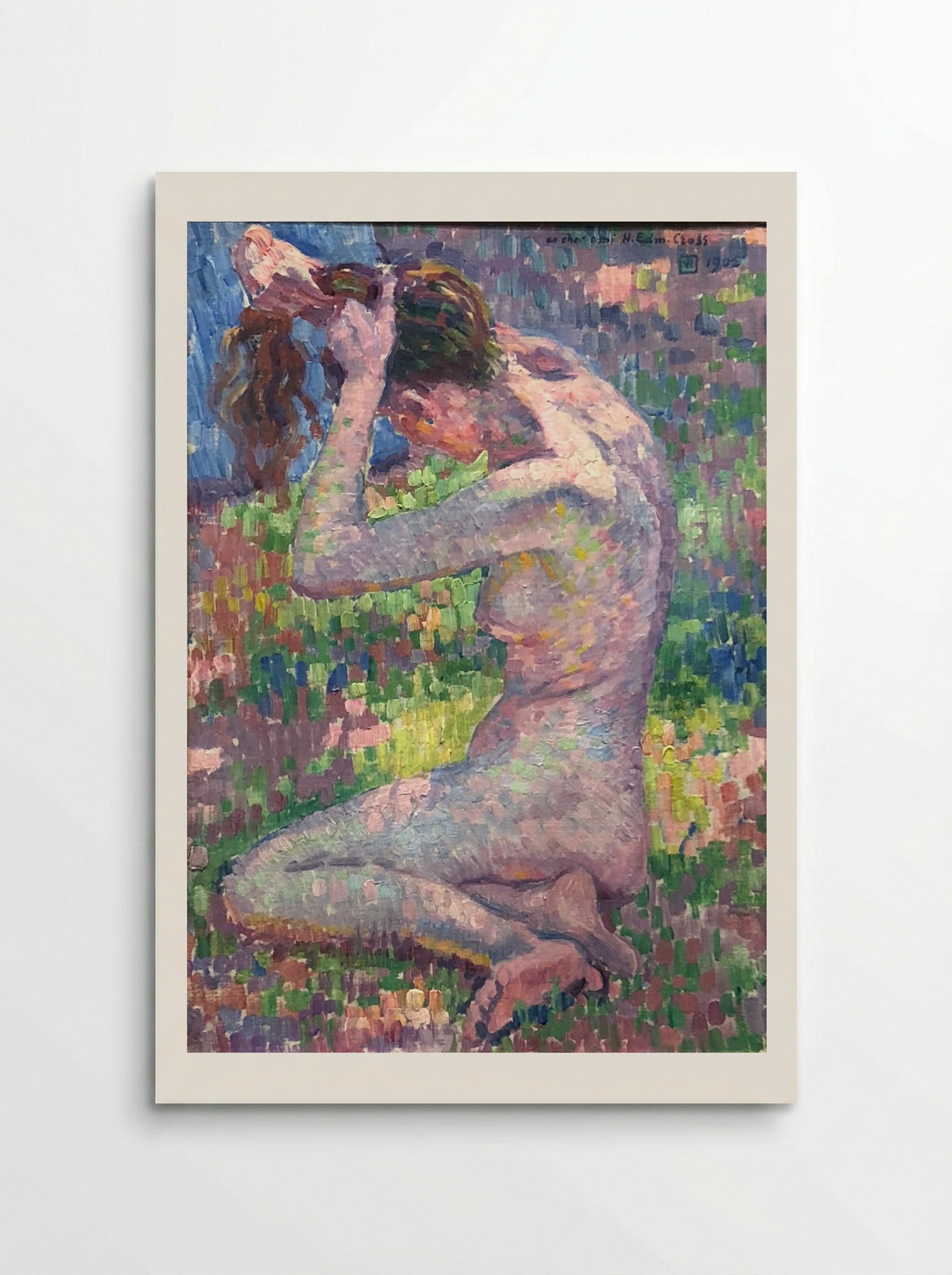 Seated Nude - Théo van Rysselberghe - Poster