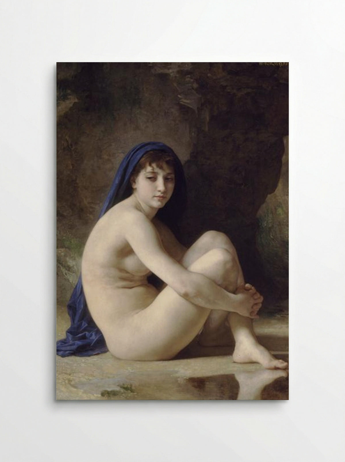 Seated Nude - William-Adolphe Bouguereau - Poster