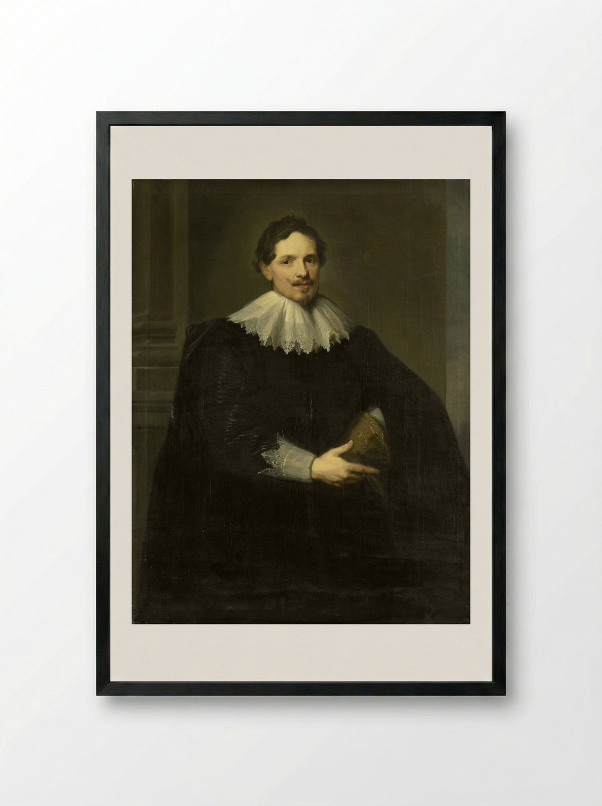 Sebastiaan Leerse, koopman te Antwerpen - Willem Bartel van der Kooi - Framed Print Black