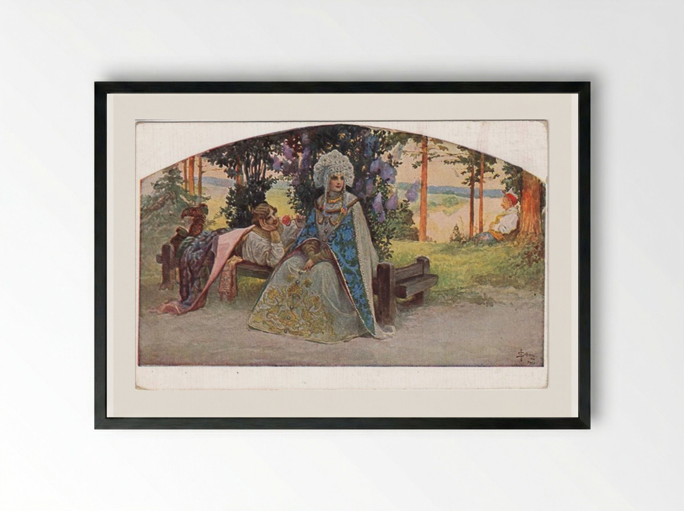 Seducer - Sergey Solomko - Framed Print Black