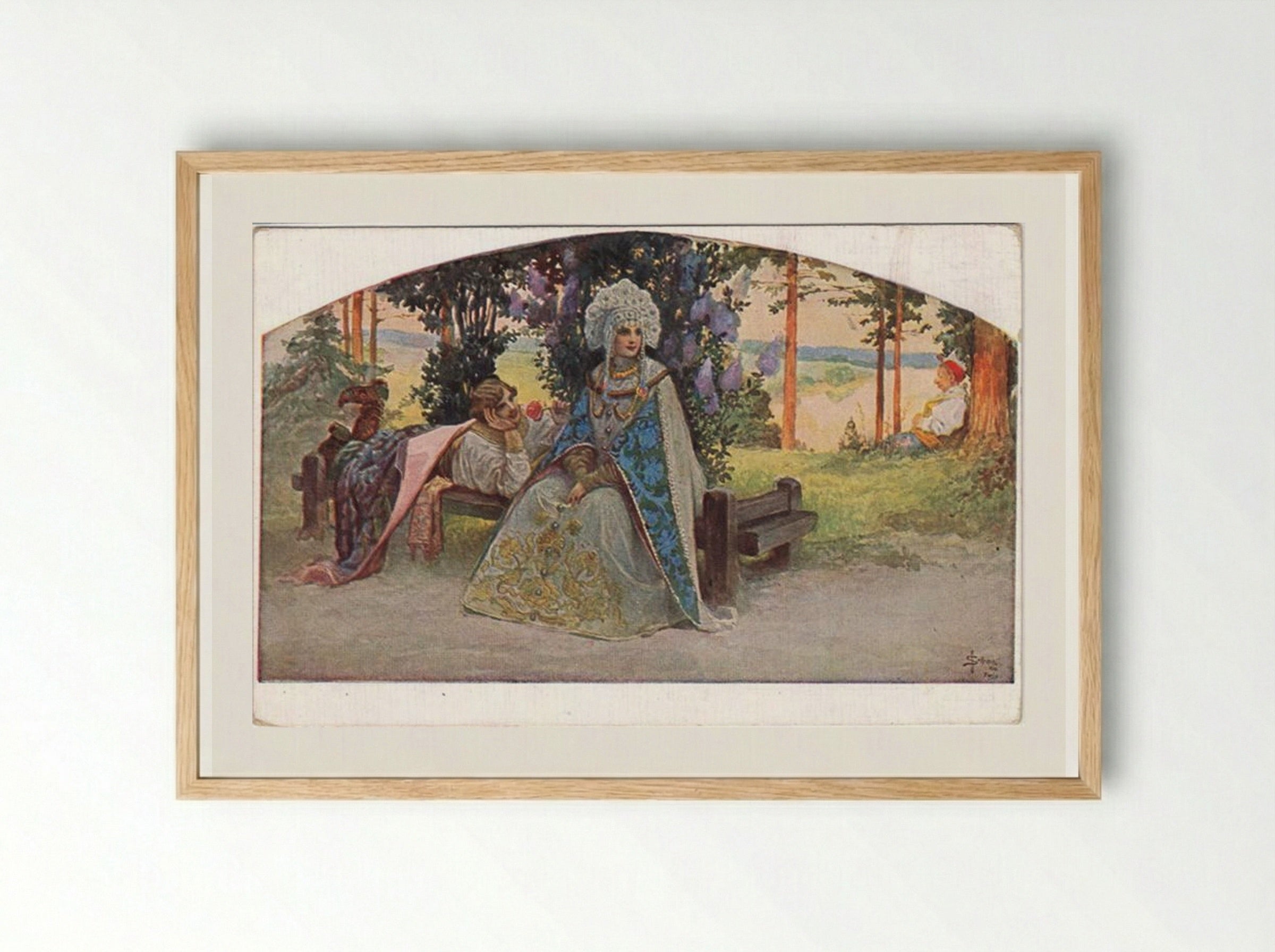 Seducer - Sergey Solomko - Framed Print Wood
