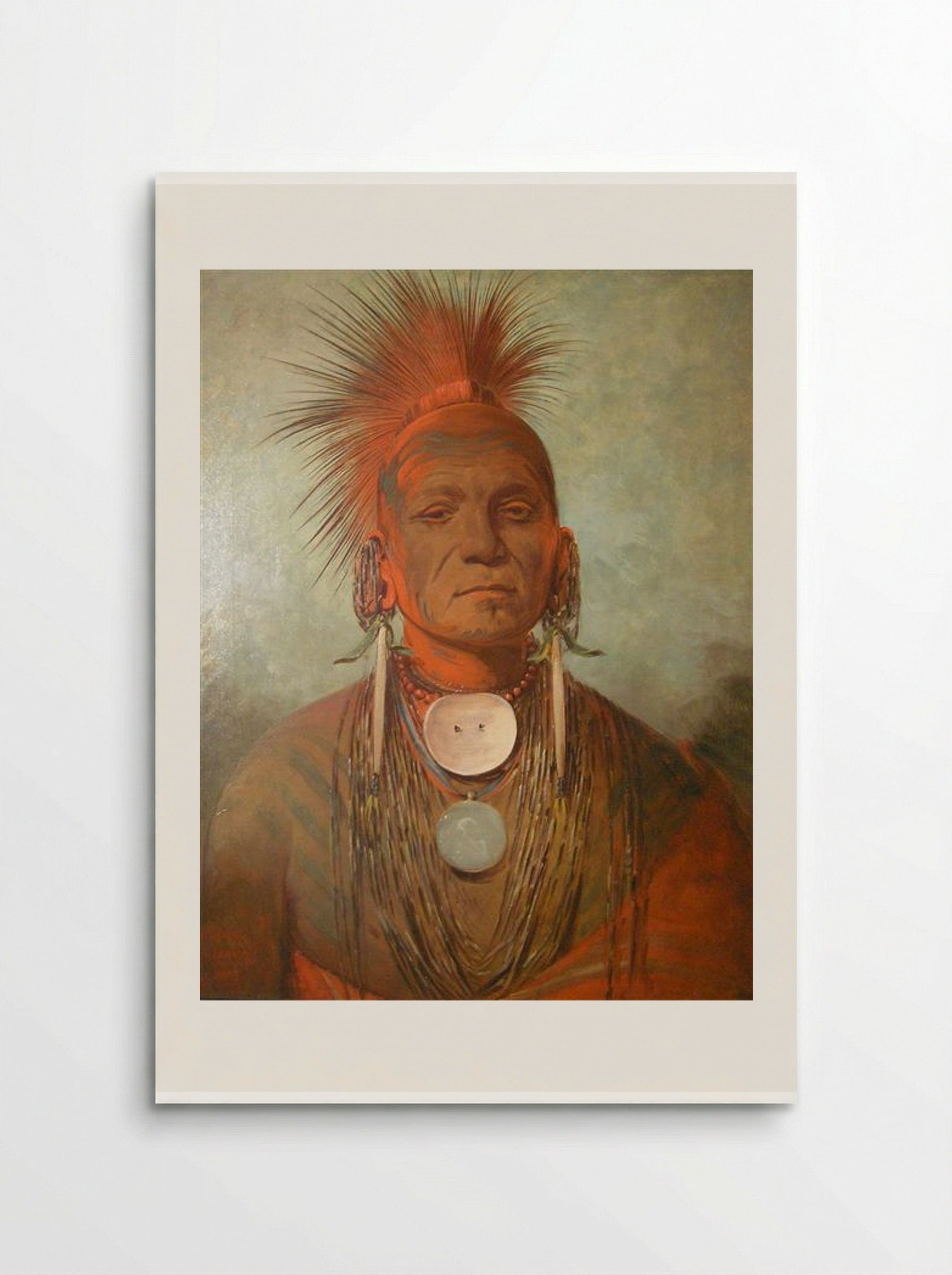 See-non-ty-a, an Iowa Medicine Man - George Catlin - Poster