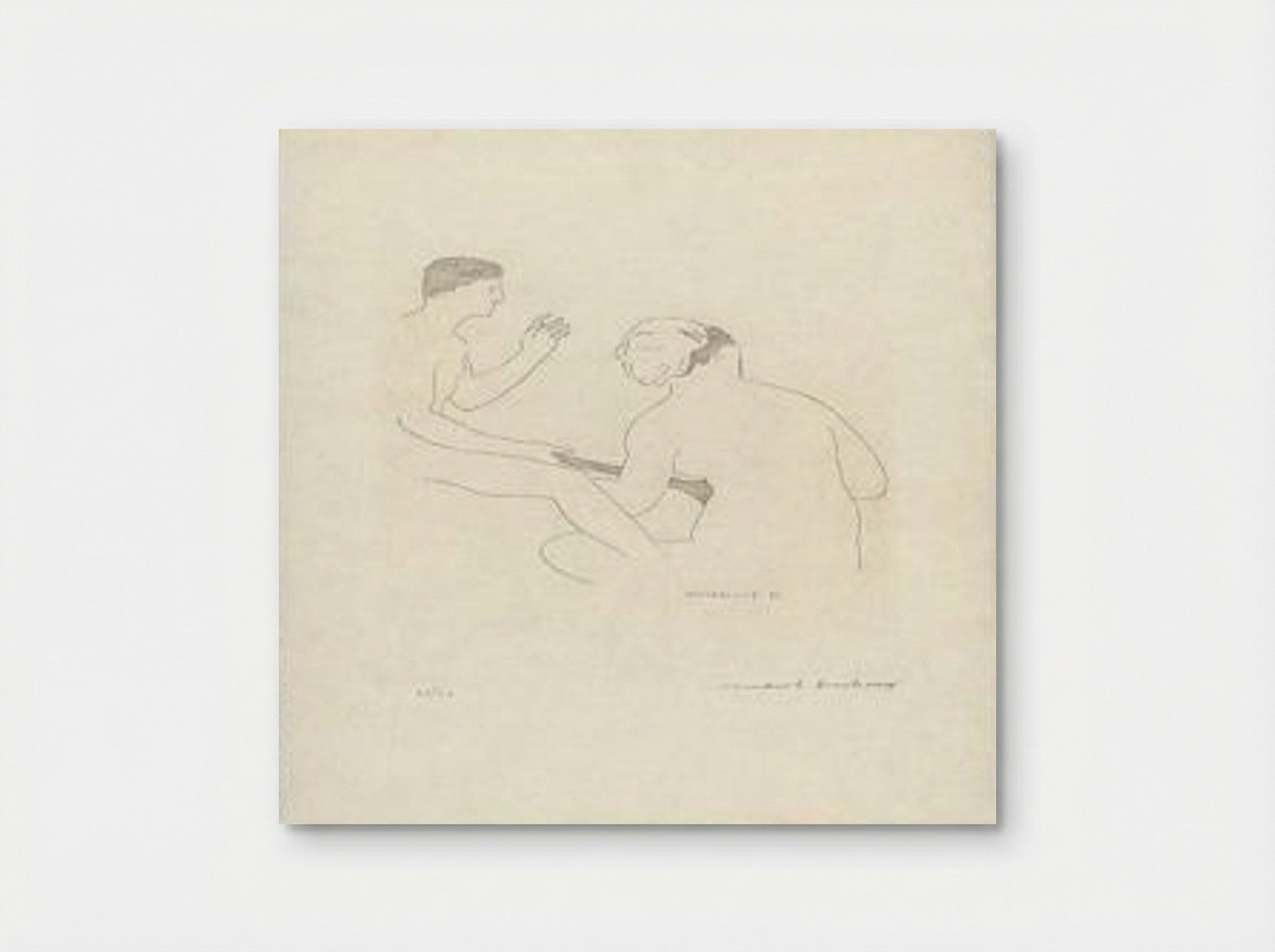 Selected Details after Ingres I - Marcel Duchamp - Poster