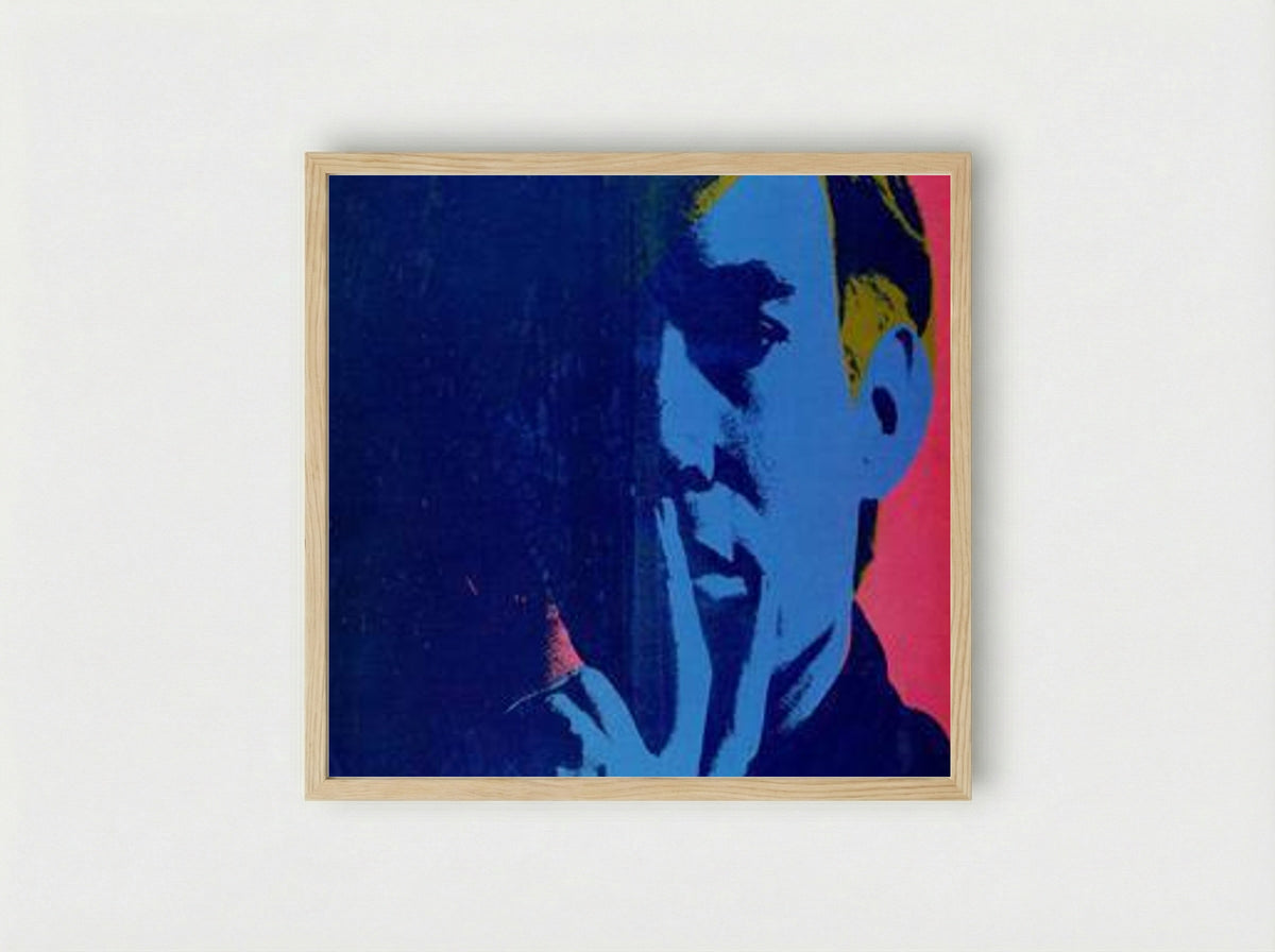 Self-Portrait (1966) - Andy Warhol - Framed Print Wood