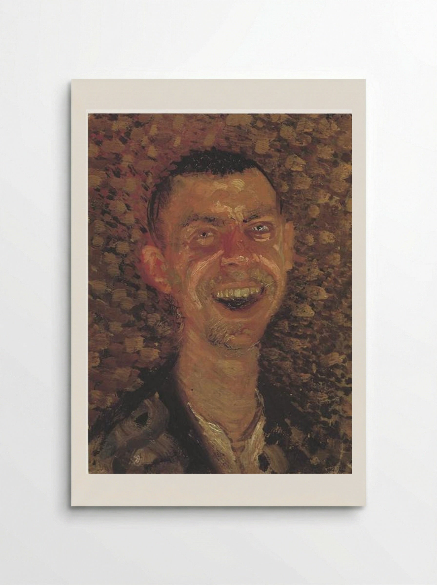 Self-Portrait Laughing - Richard Gerstl - Poster