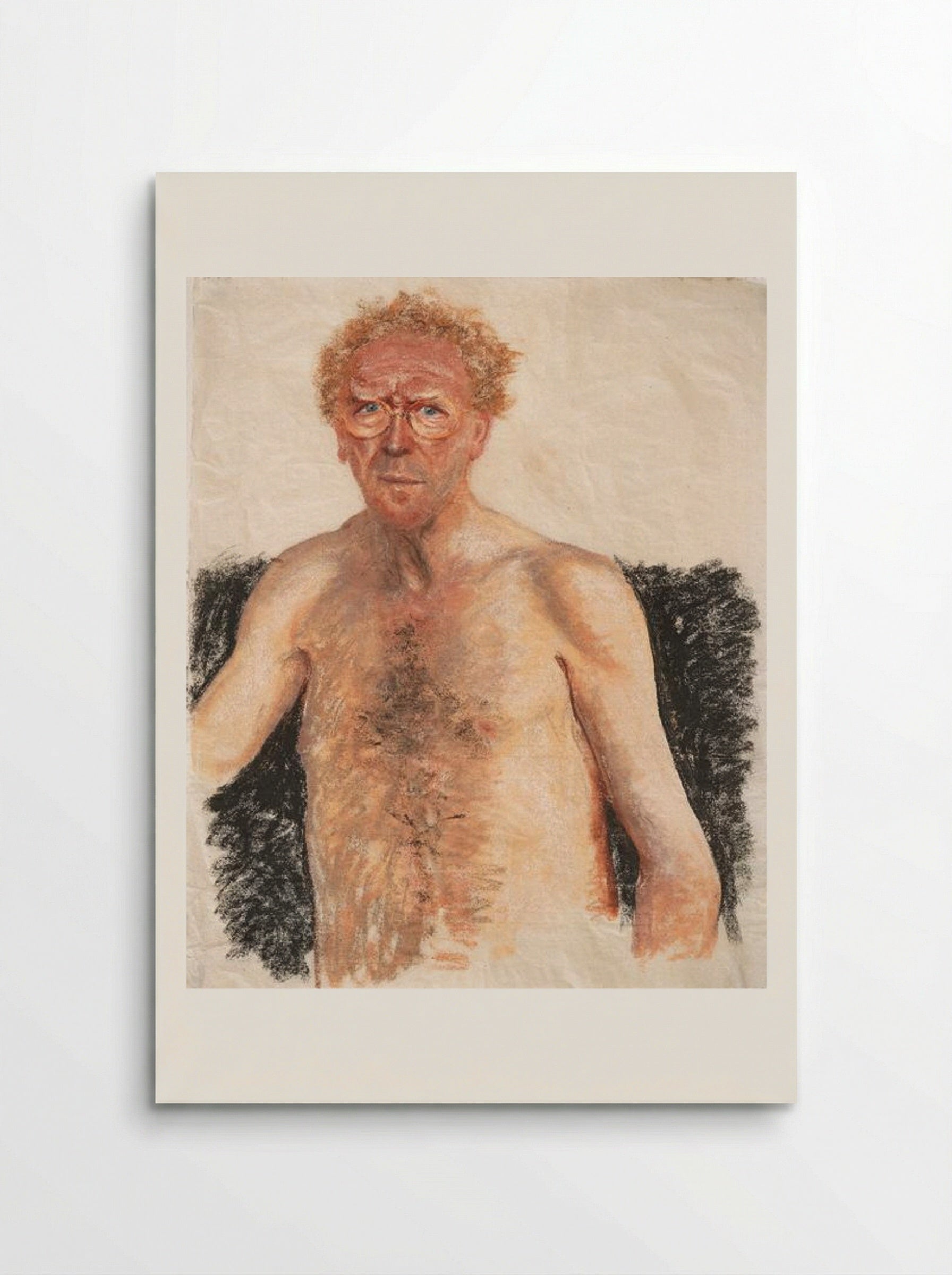 Self-Portrait Nude Torso - Avigdor Arikha - Poster
