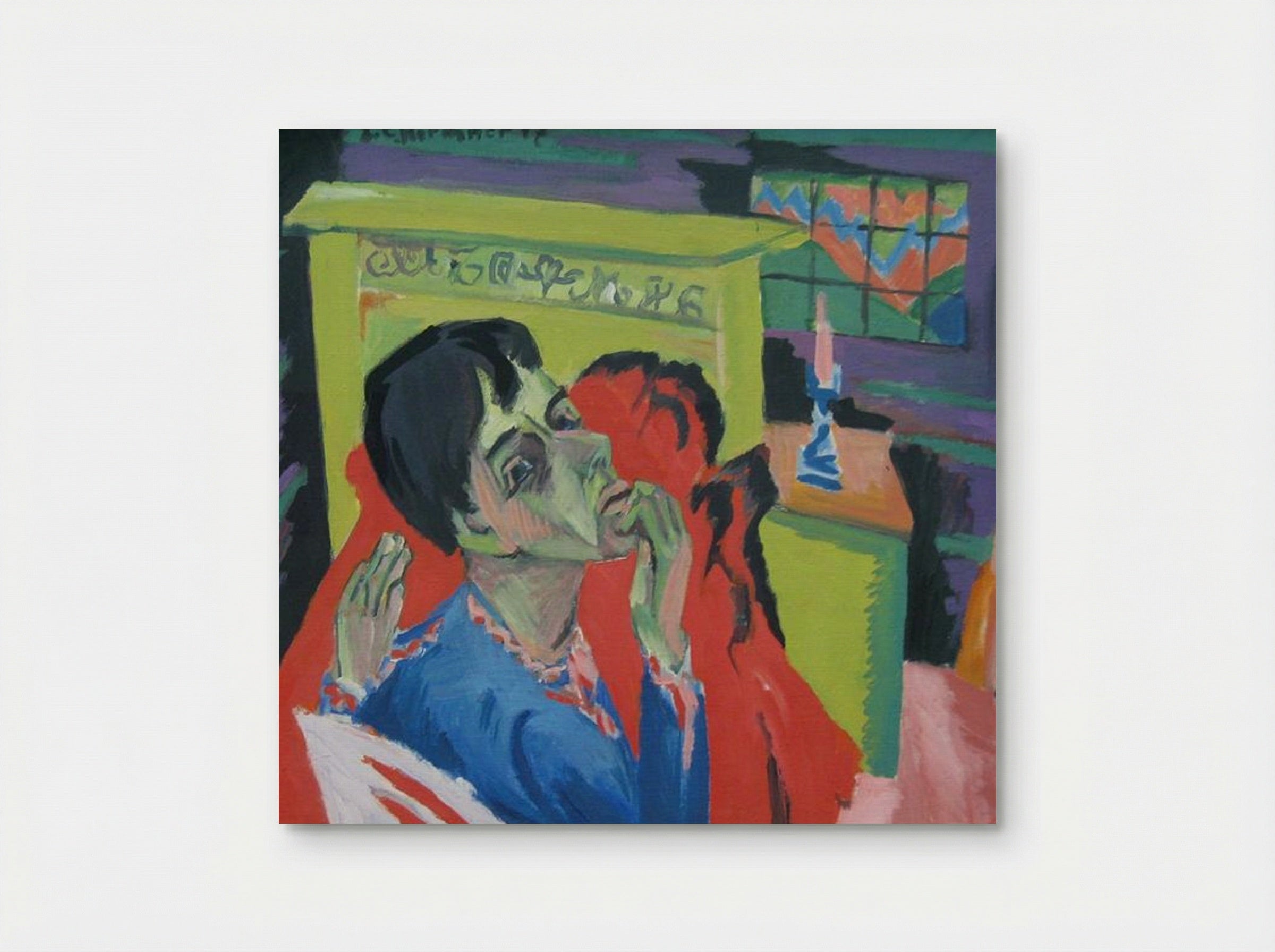 Self-Portrait as an Invalid - Ernst Ludwig Kirchner - Poster
