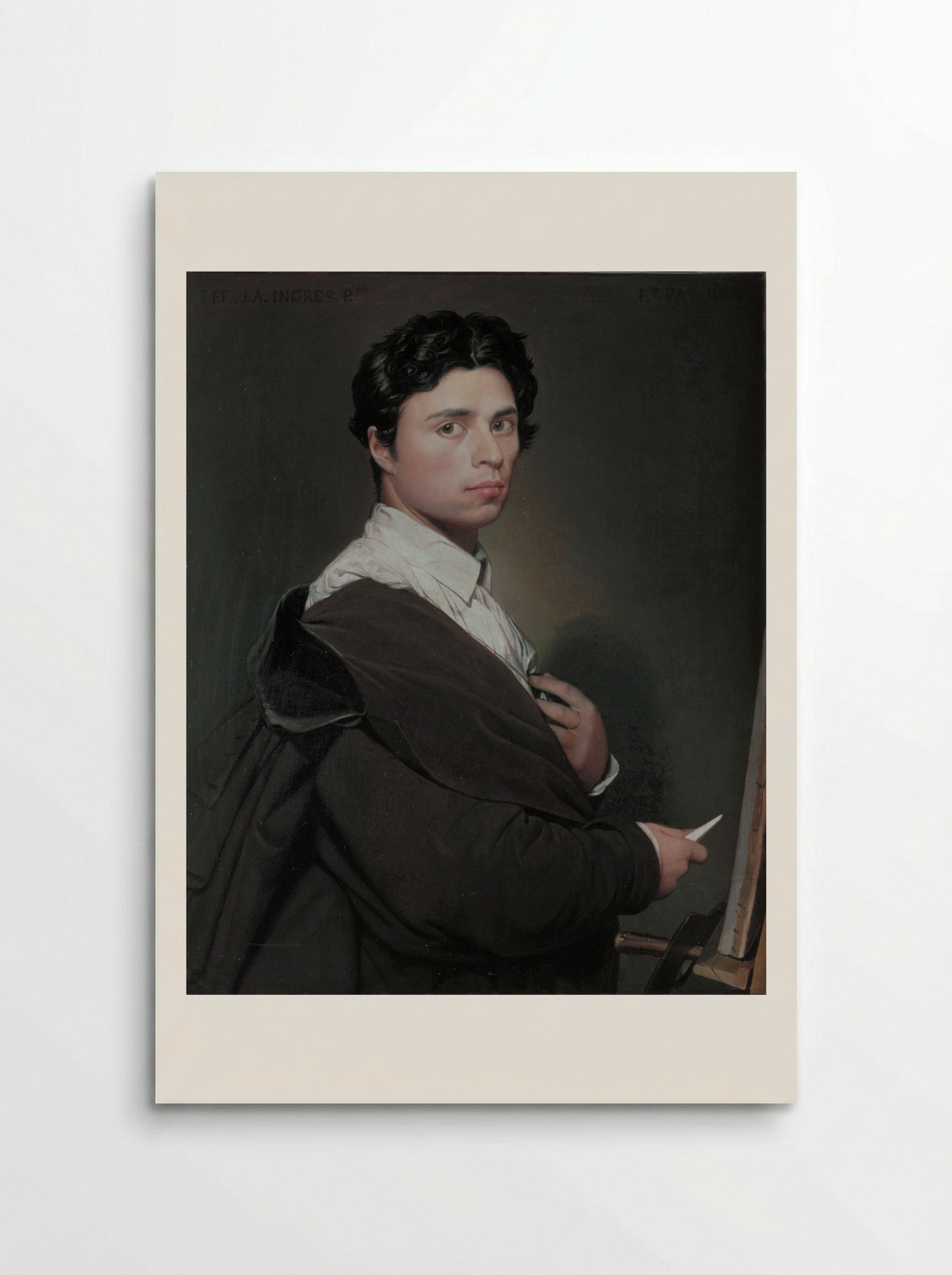 Self-Portrait at the Age of 24 - Jean Auguste Dominique Ingres - Poster