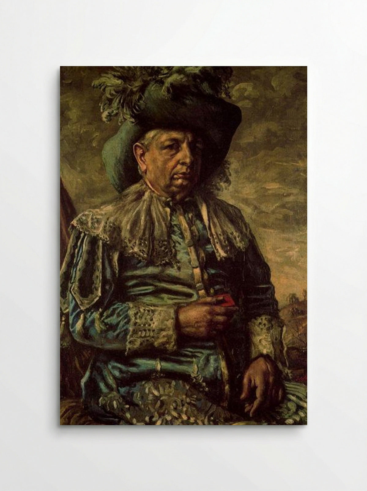 Self Portrait in a Park - Giorgio de Chirico - Poster