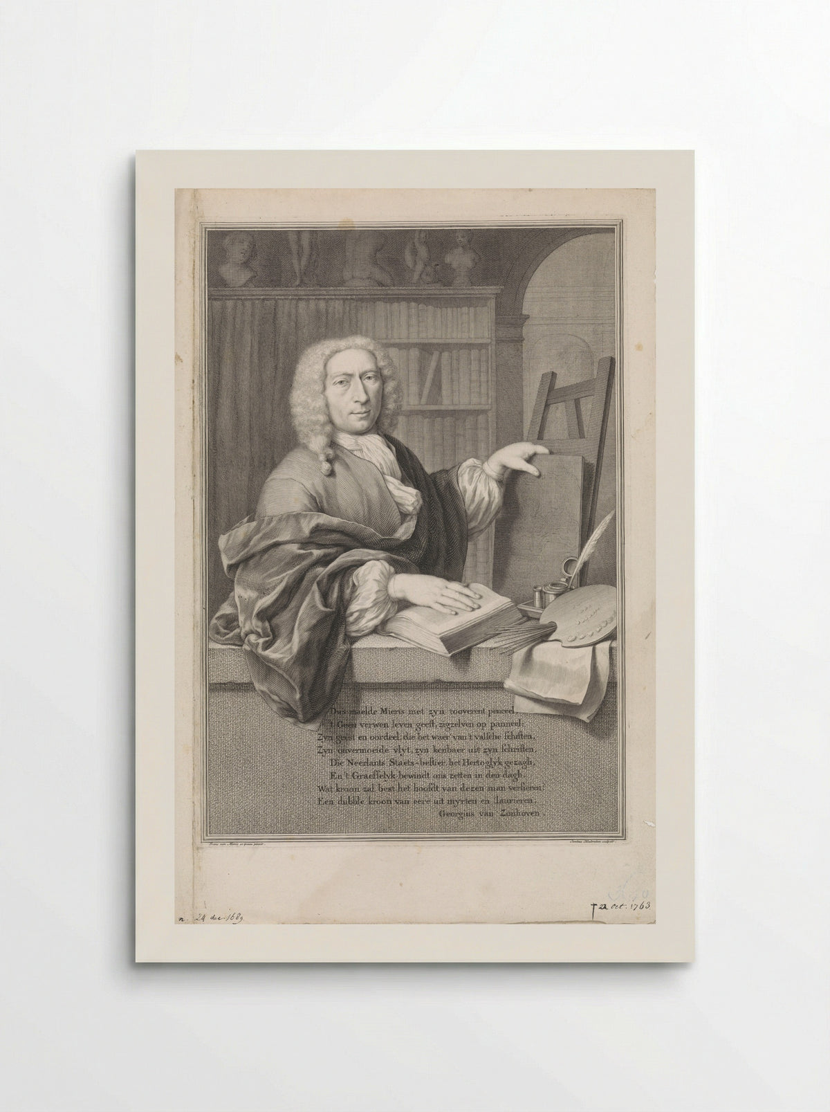 Self-Portrait of Frans van Mieris (II) - Frans van Mieris (II) - Poster