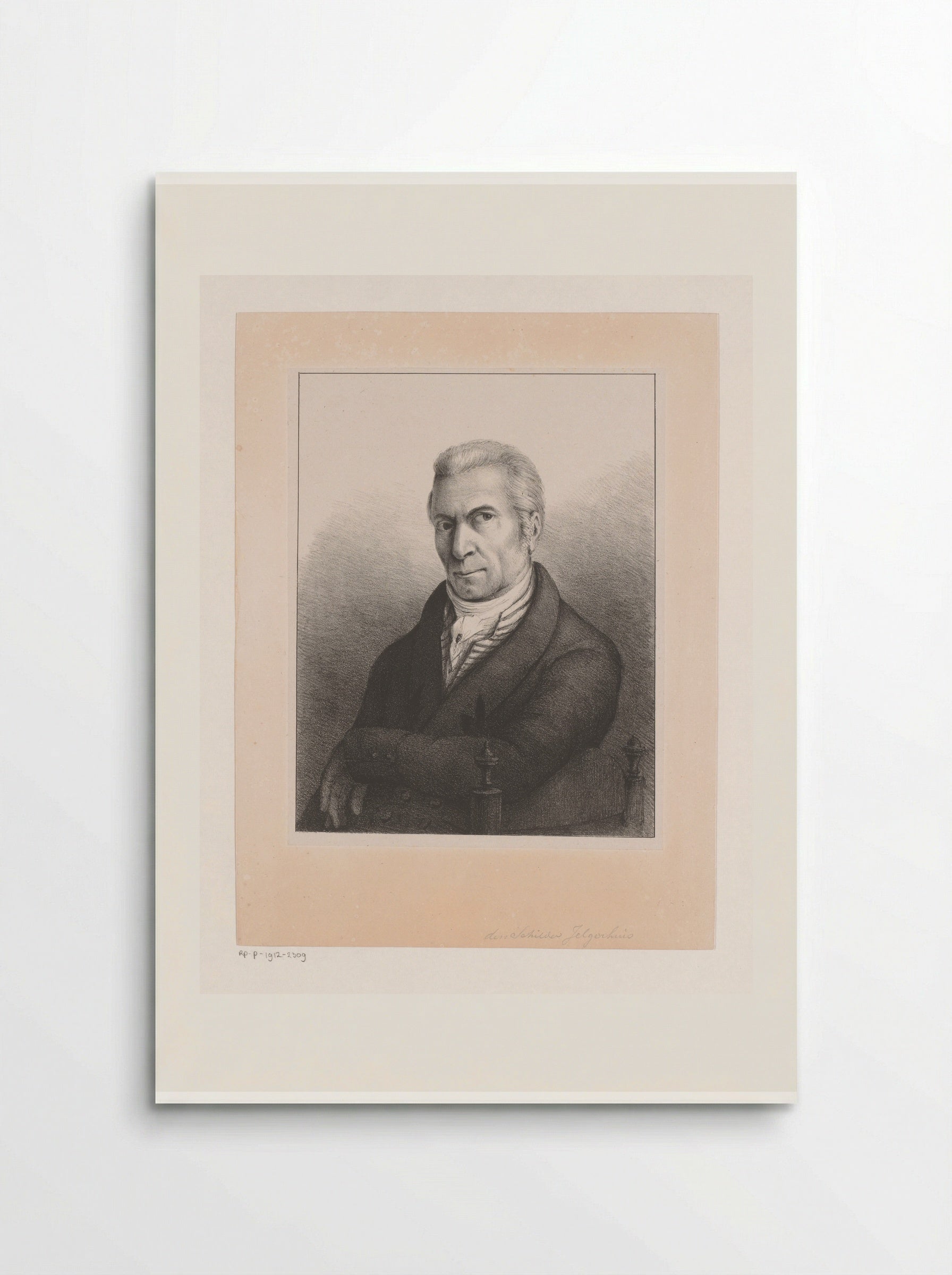 Self-Portrait of Johannes Jelgerhuis - Johannes Jelgerhuis - Poster