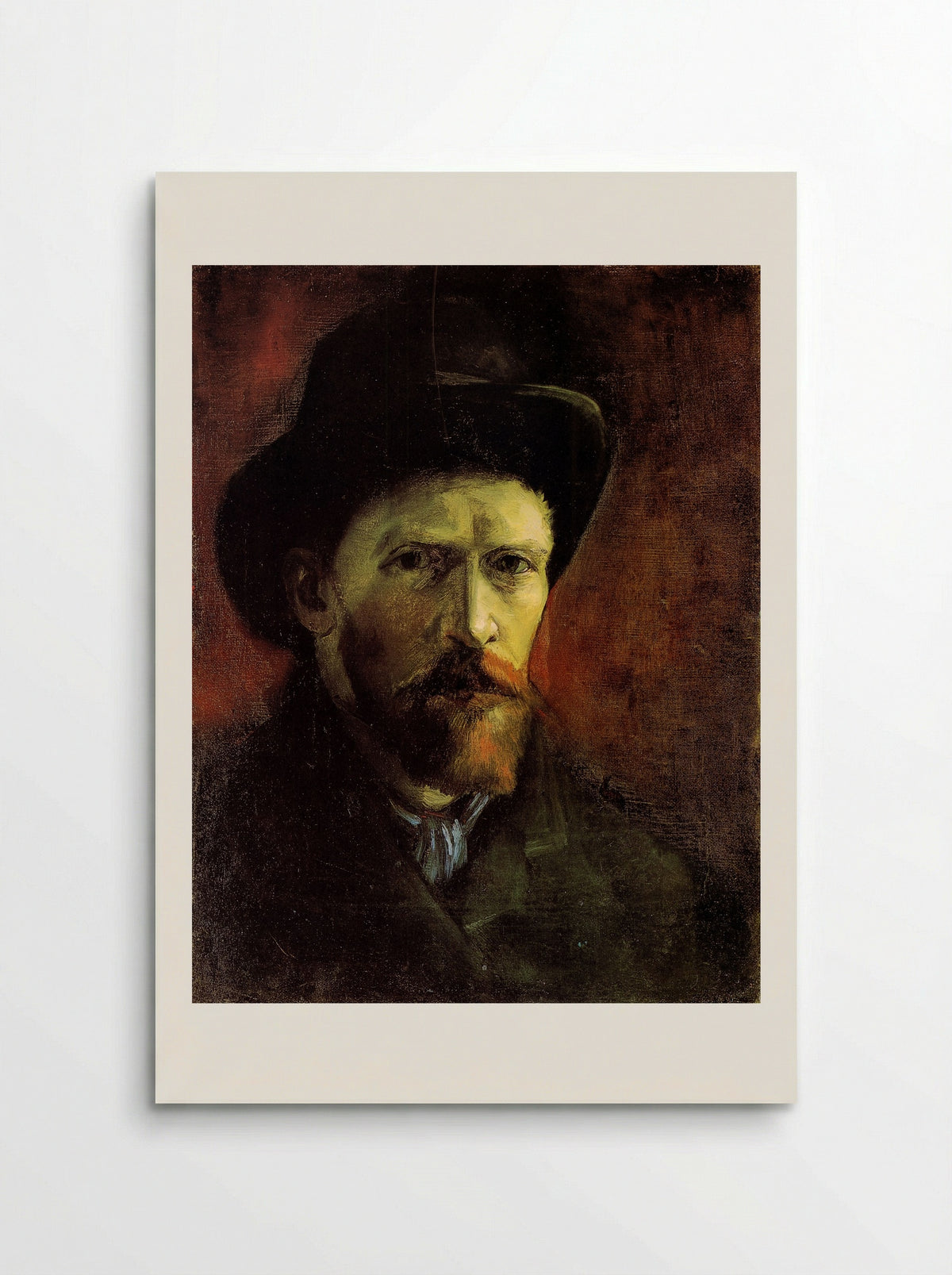 Self-Portrait with Dark Felt Hat - Vincent van Gogh - Poster