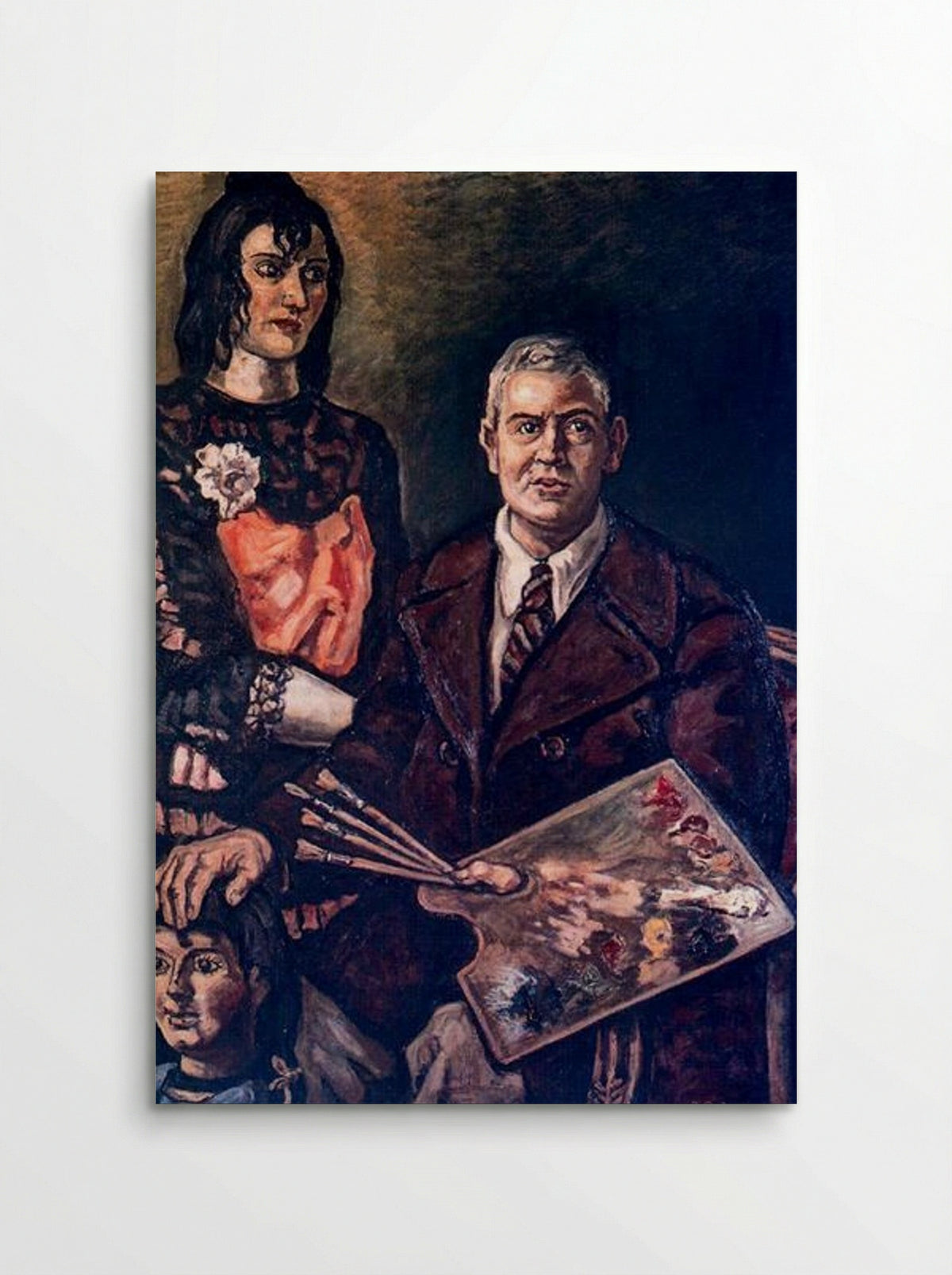 Self-Portrait with Doll - José Gutiérrez Solana - Poster