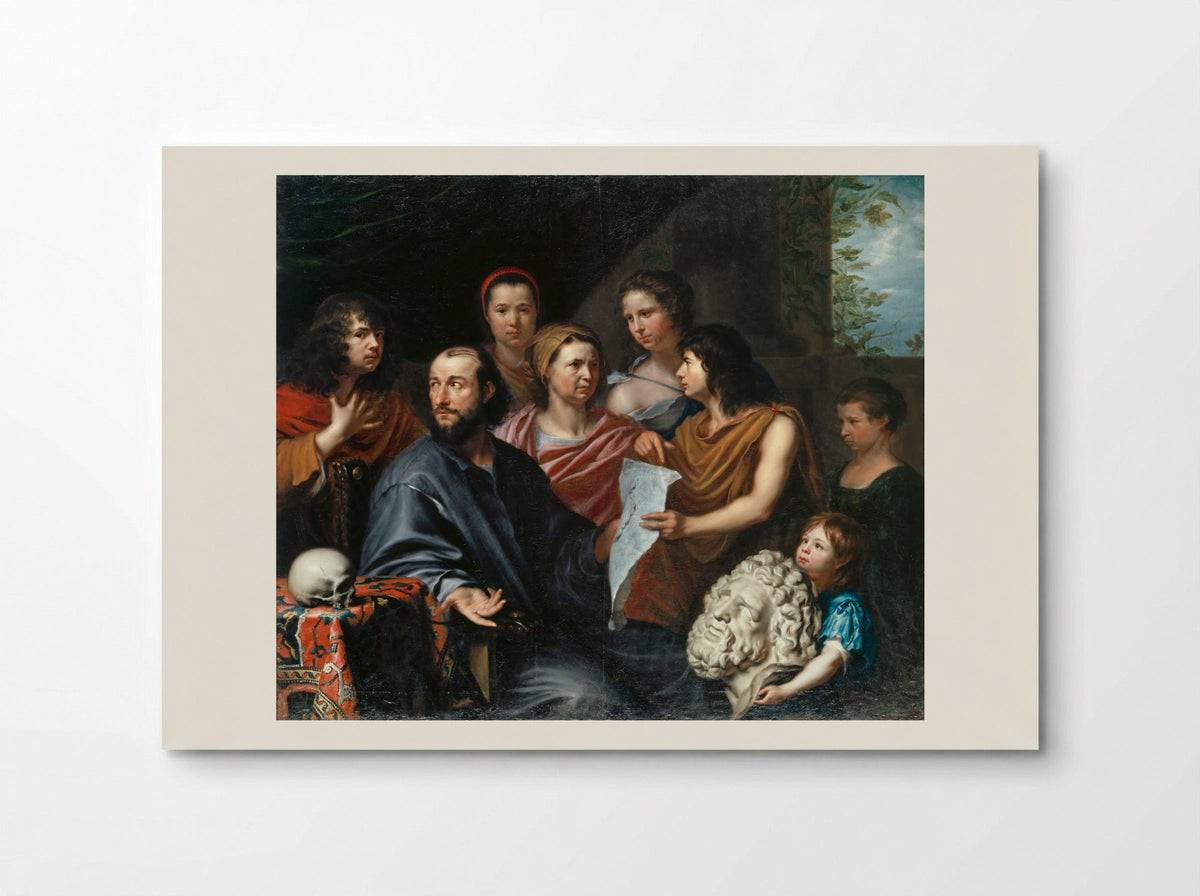 Self-Portrait with Family - Matthäus Merian (I) - Poster