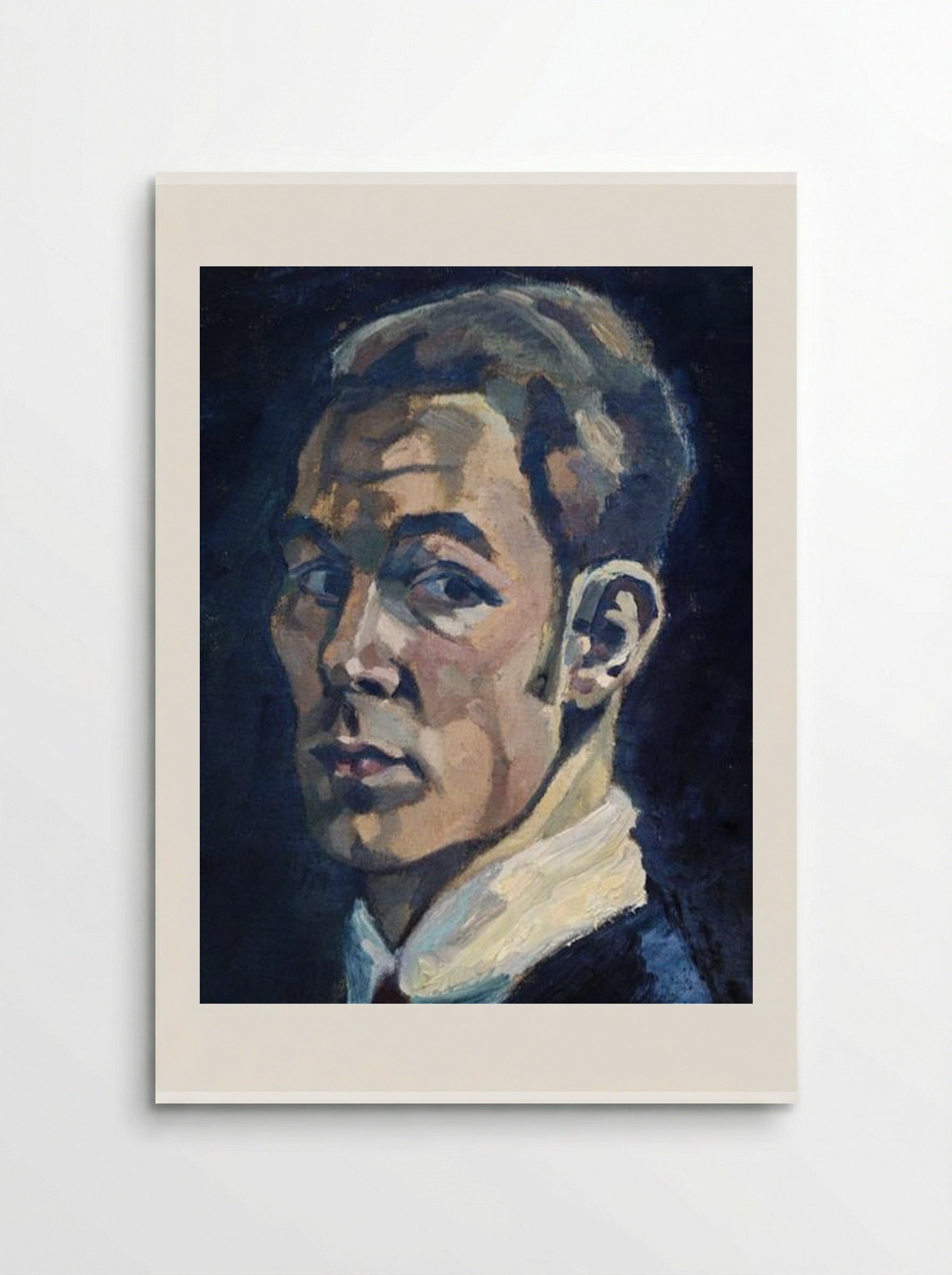 Self Portrait with Head in Hand - Walter Gramatté - Poster