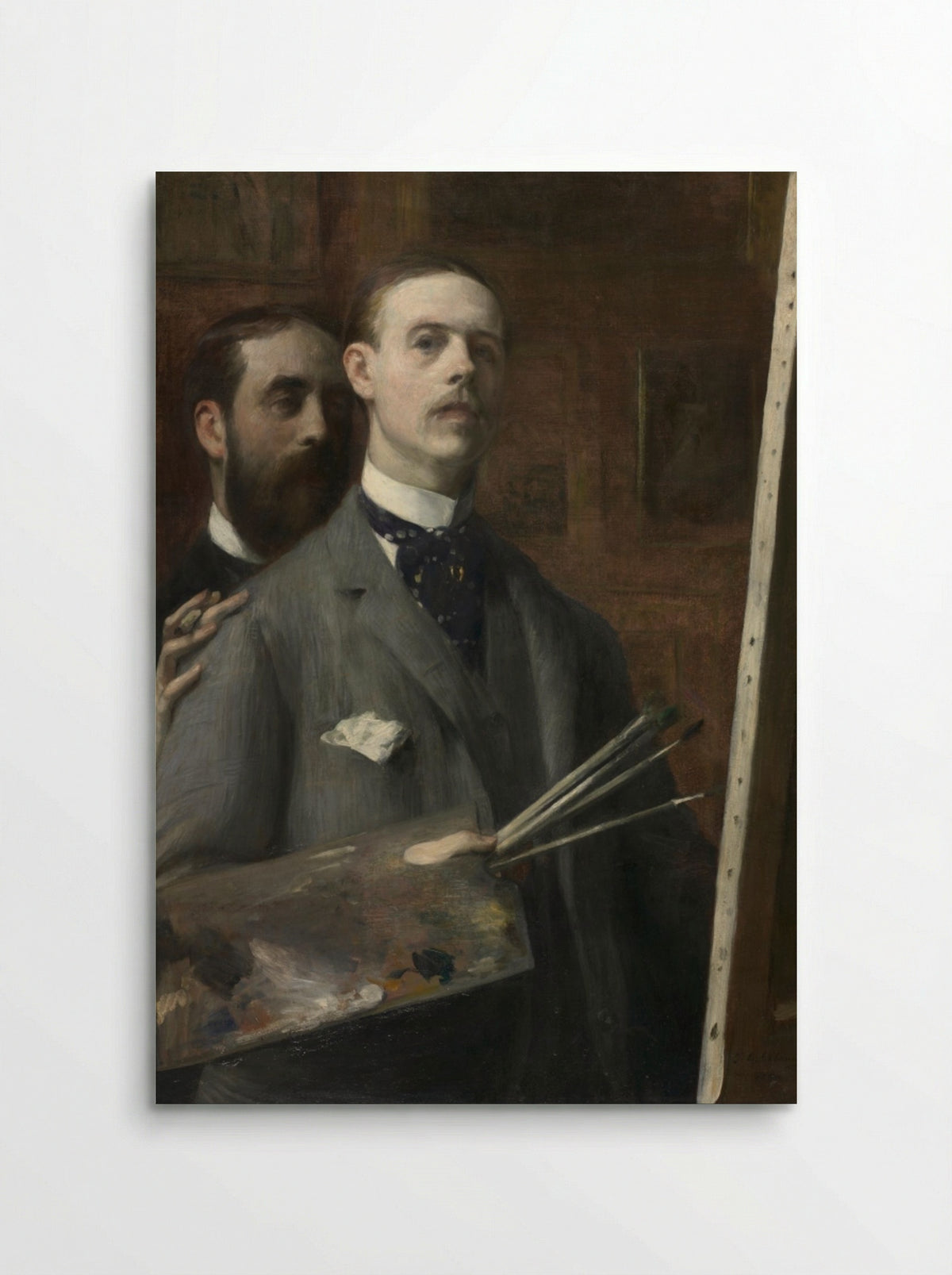 Self-Portrait with Raphael de Ochoa - Jacques-Émile Blanche - Poster