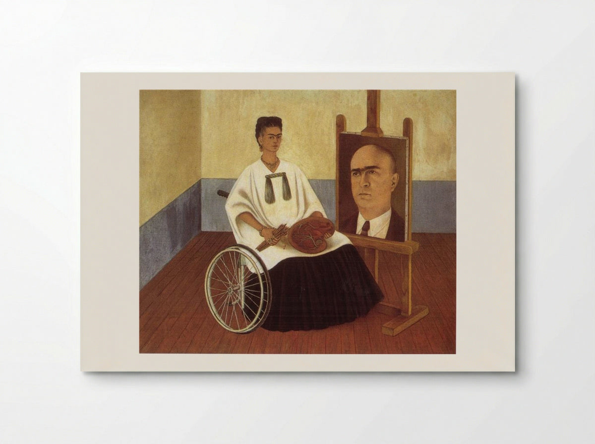 Self-Portrait with the Portrait of Doctor Farill - Frida Kahlo - Poster