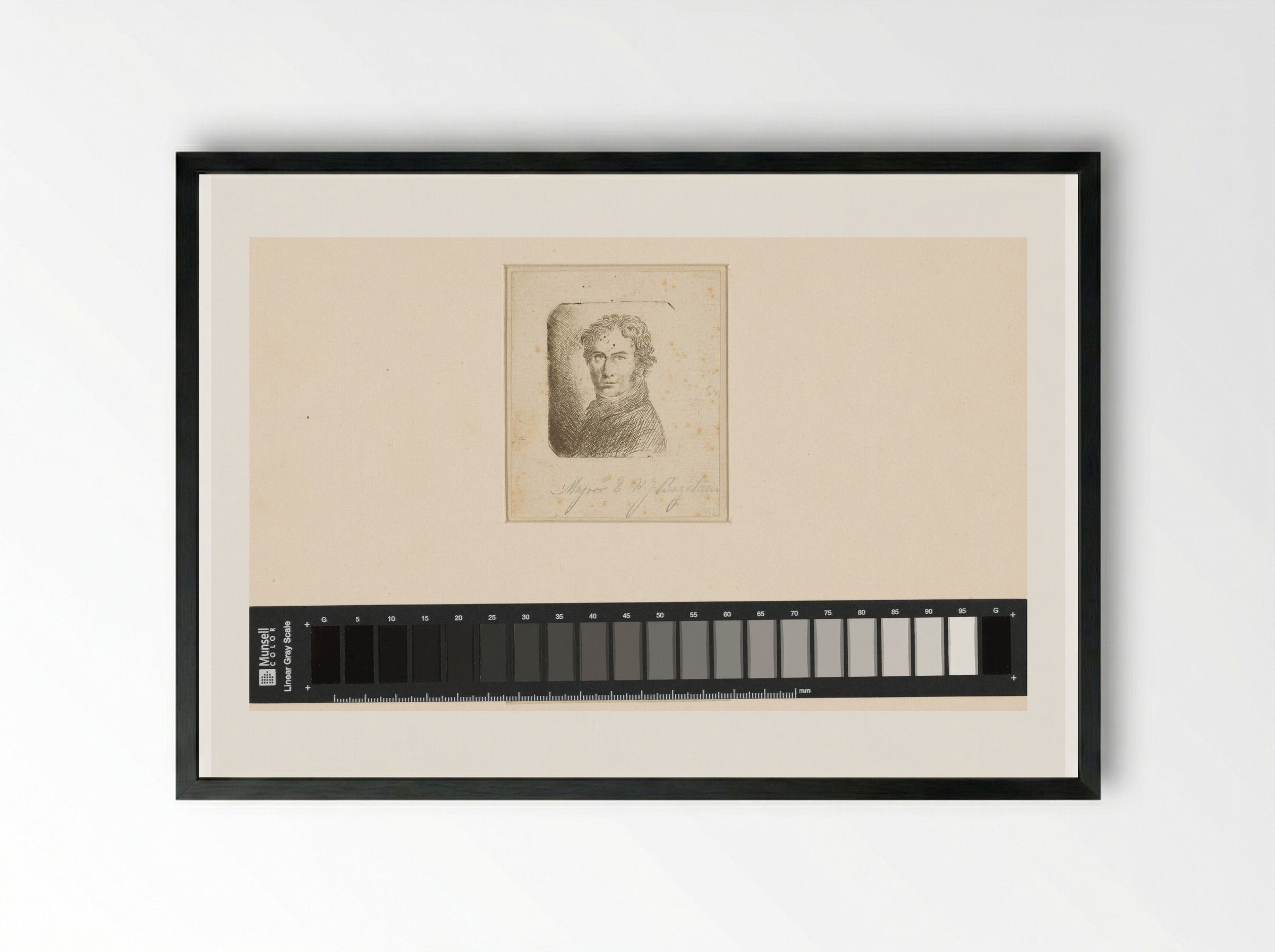Self-Portrait - Ernst Willem Jan Bagelaar - Framed Print Black