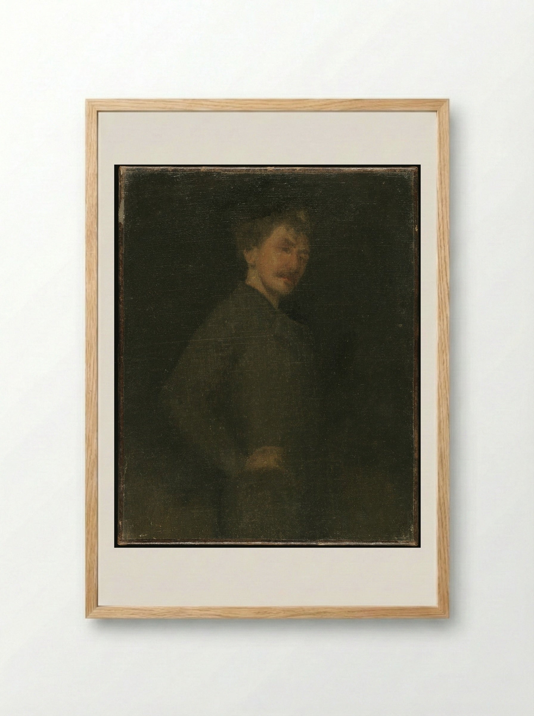 Self-Portrait - James Abbott McNeill Whistler - Framed Print Wood