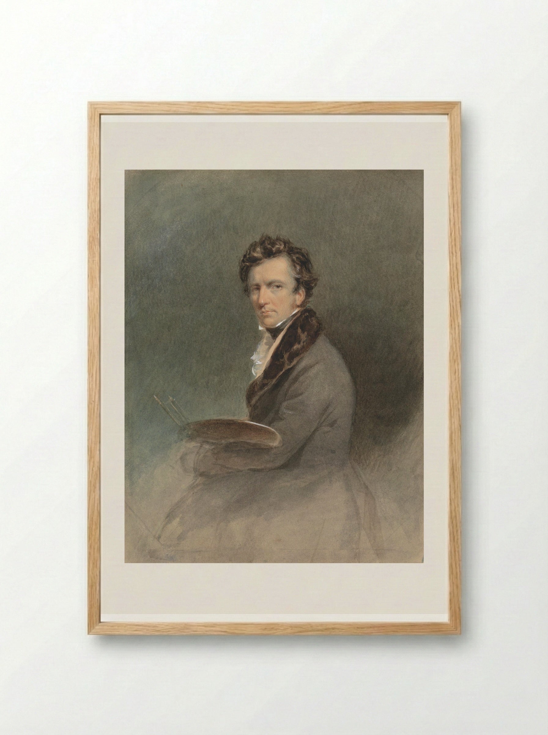 Self Portrait - John Jackson - Framed Print Wood