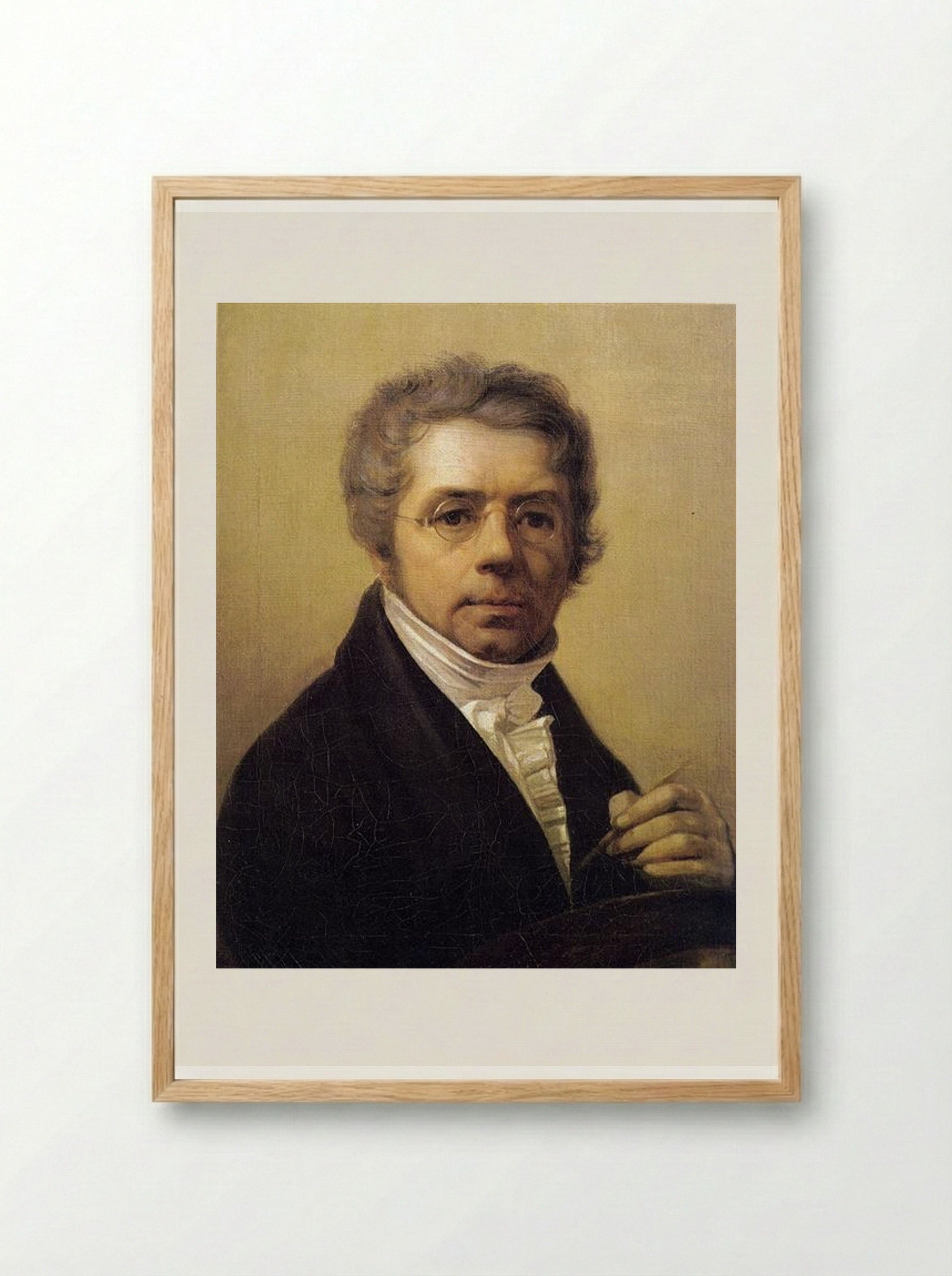 Self-Portrait - Alexey Venetsianov - Framed Print Wood