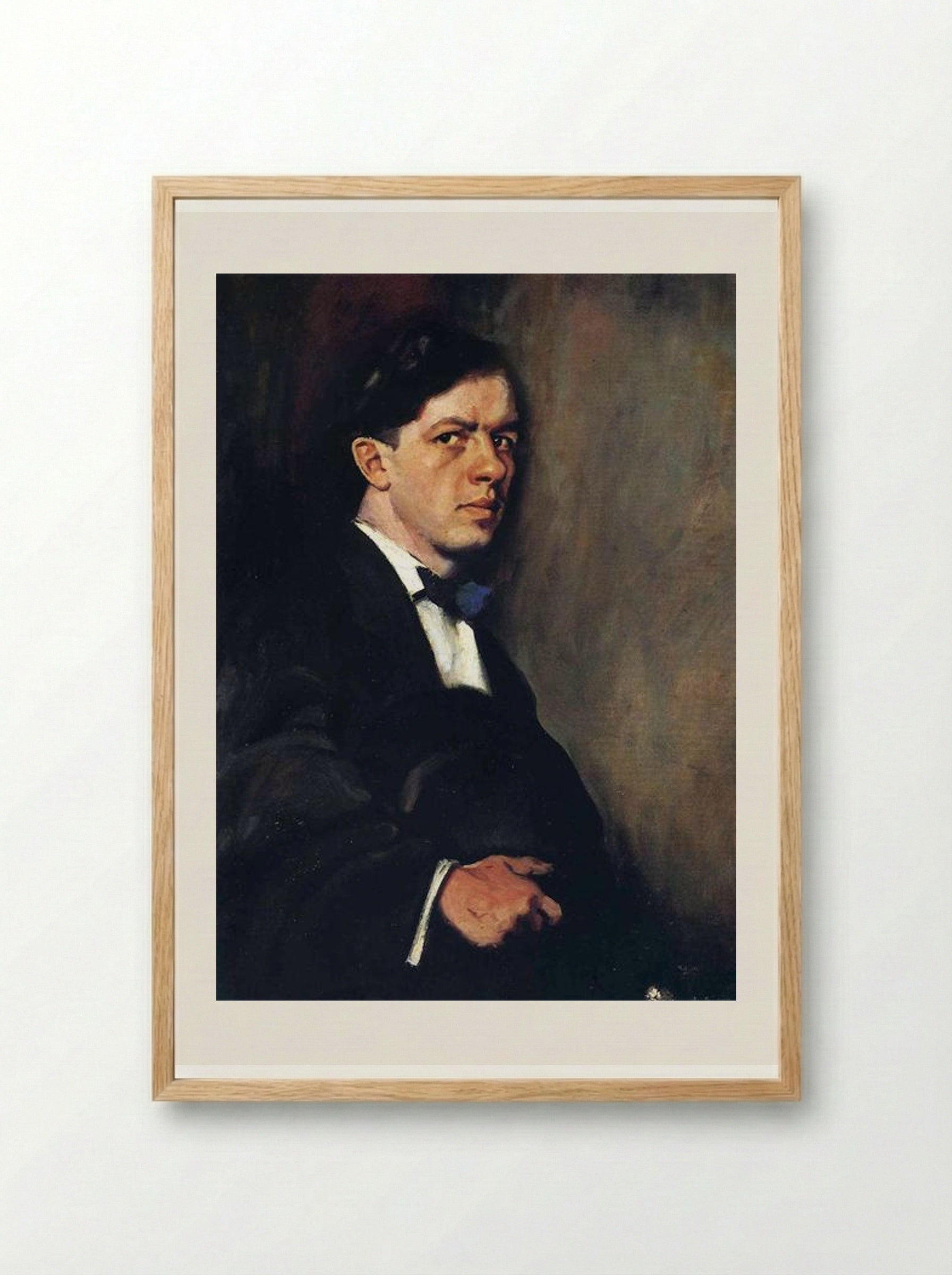 Self-Portrait - Thomas Hart Benton - Framed Print Wood