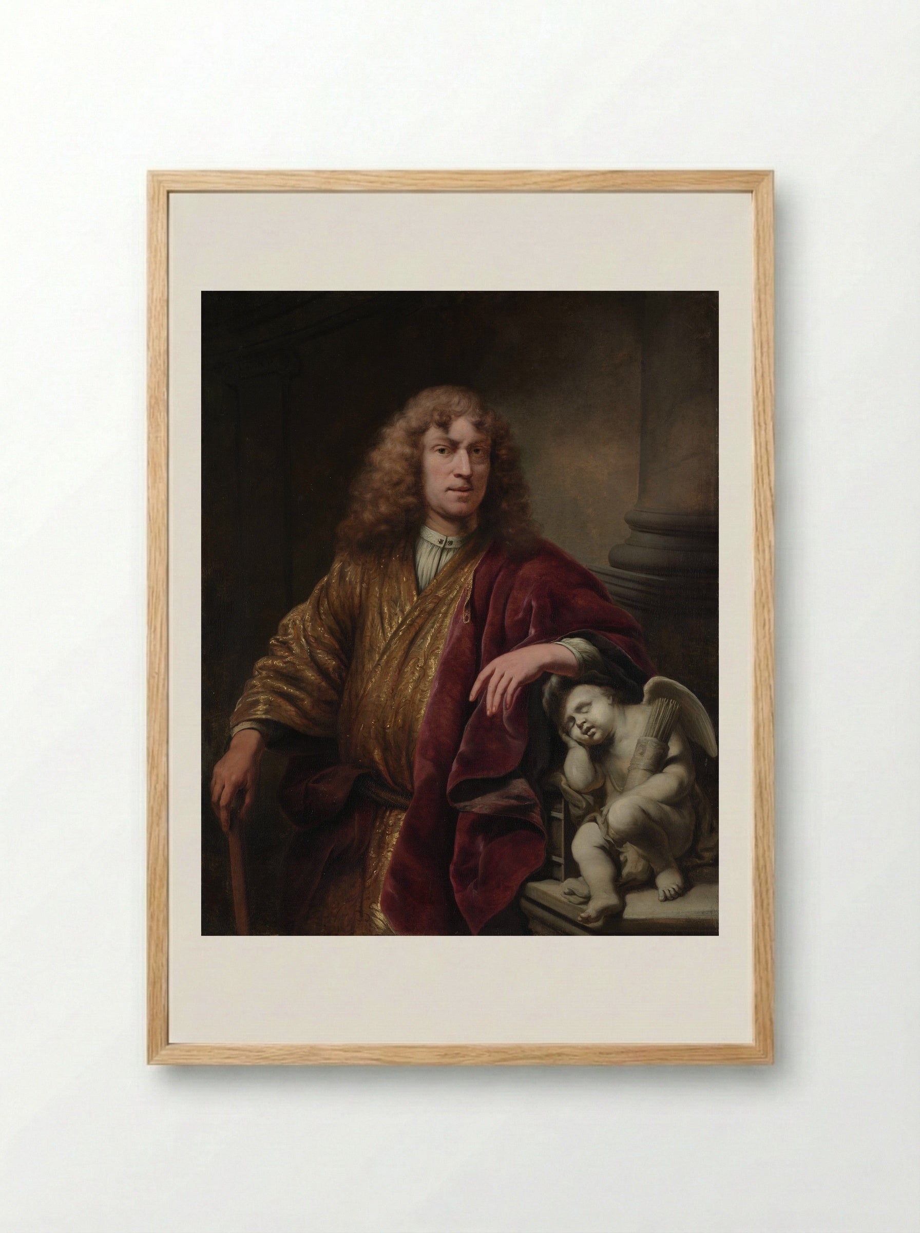 Self-Portrait - Ferdinand Bol - Framed Print Wood