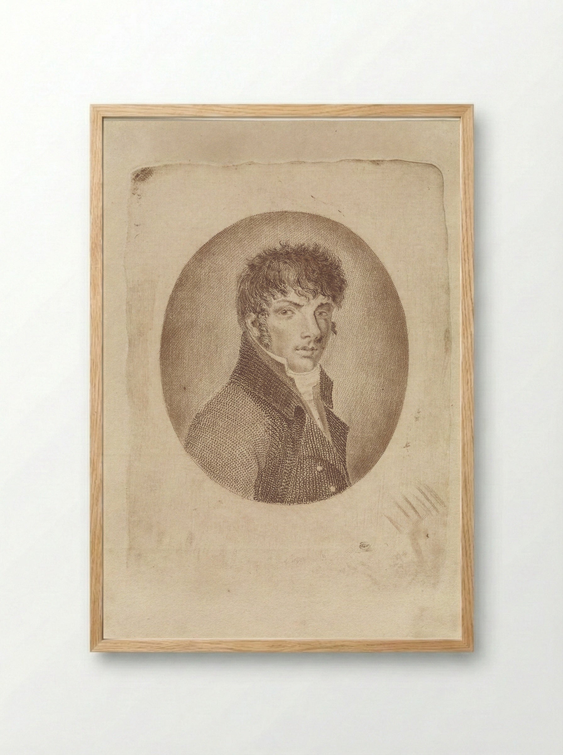 Self-Portrait - Dirk van der Toorn - Framed Print Wood