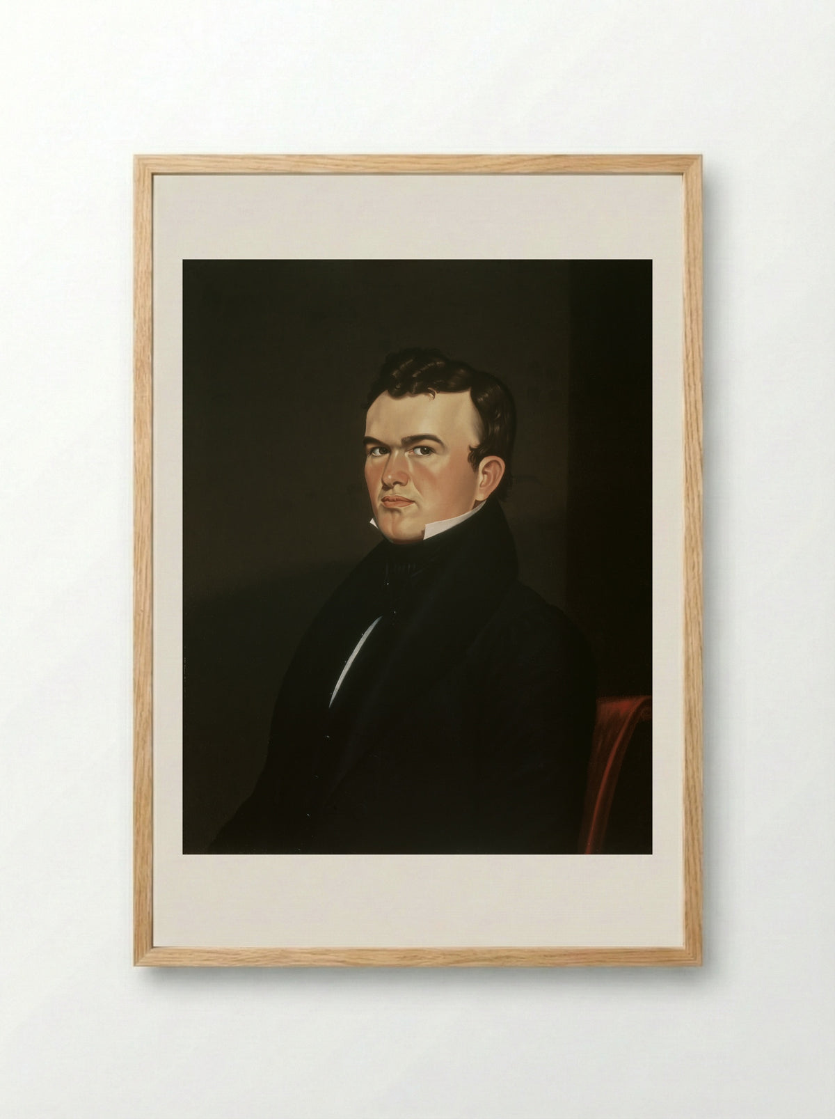 Self-Portrait - George Caleb Bingham - Framed Print Wood
