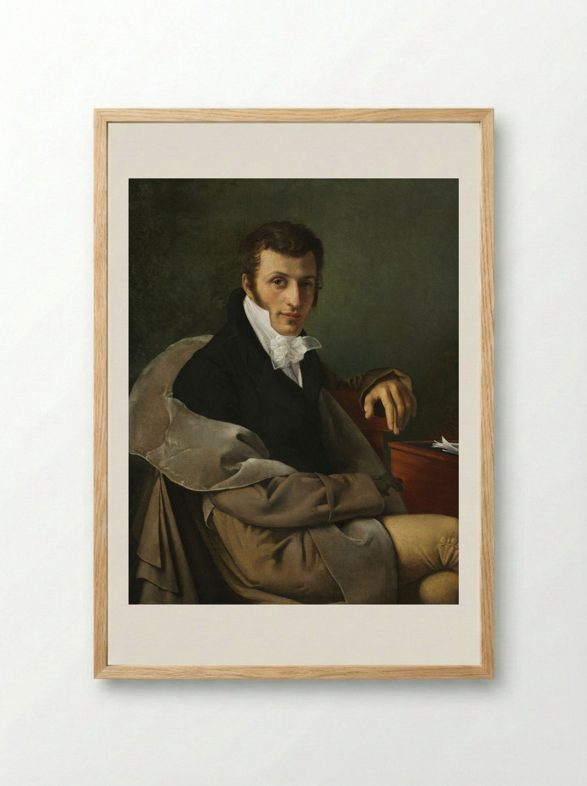 Self-Portrait - Joseph Paelinck - Framed Print Wood