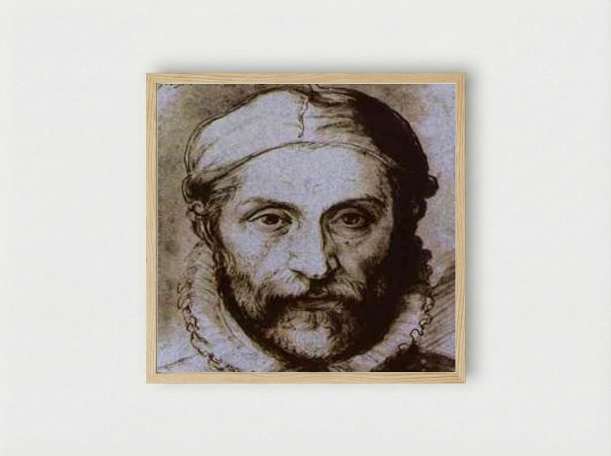 Self-Portrait - Giuseppe Arcimboldo - Framed Print Wood