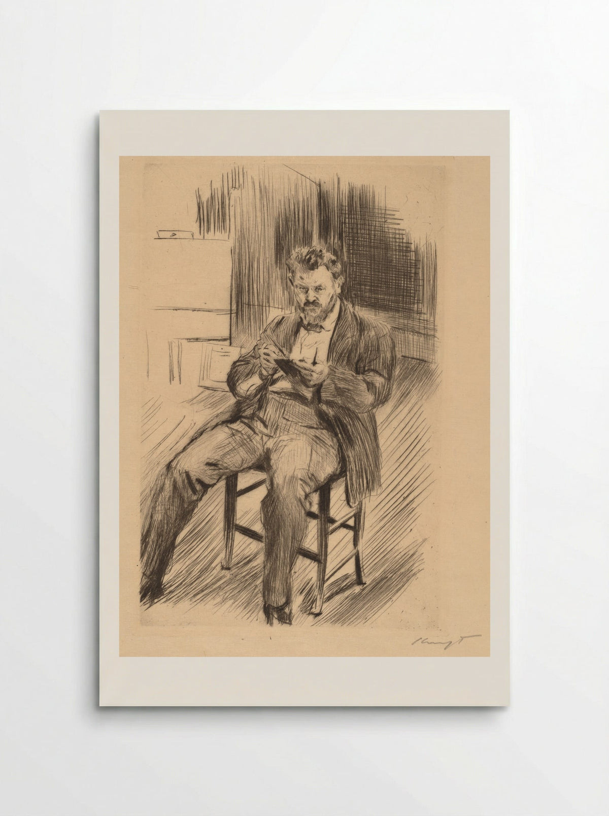 Self-Portrait - Max Slevogt - Poster