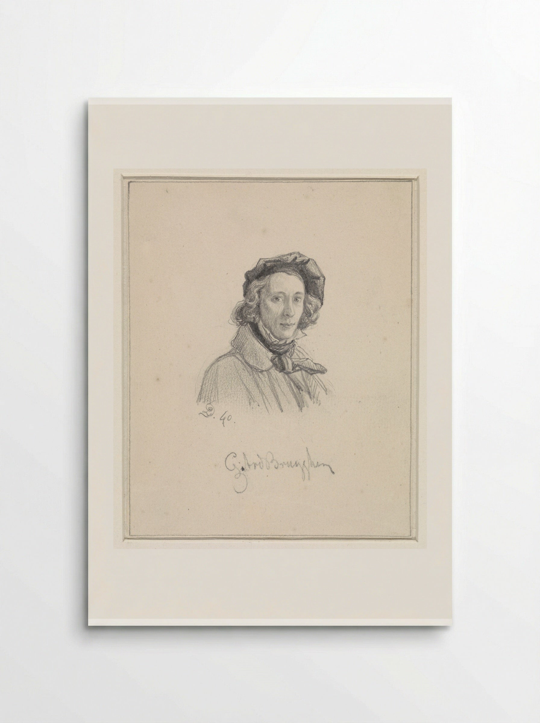 Self-Portrait - Guillaume Anne van der Brugghen - Poster