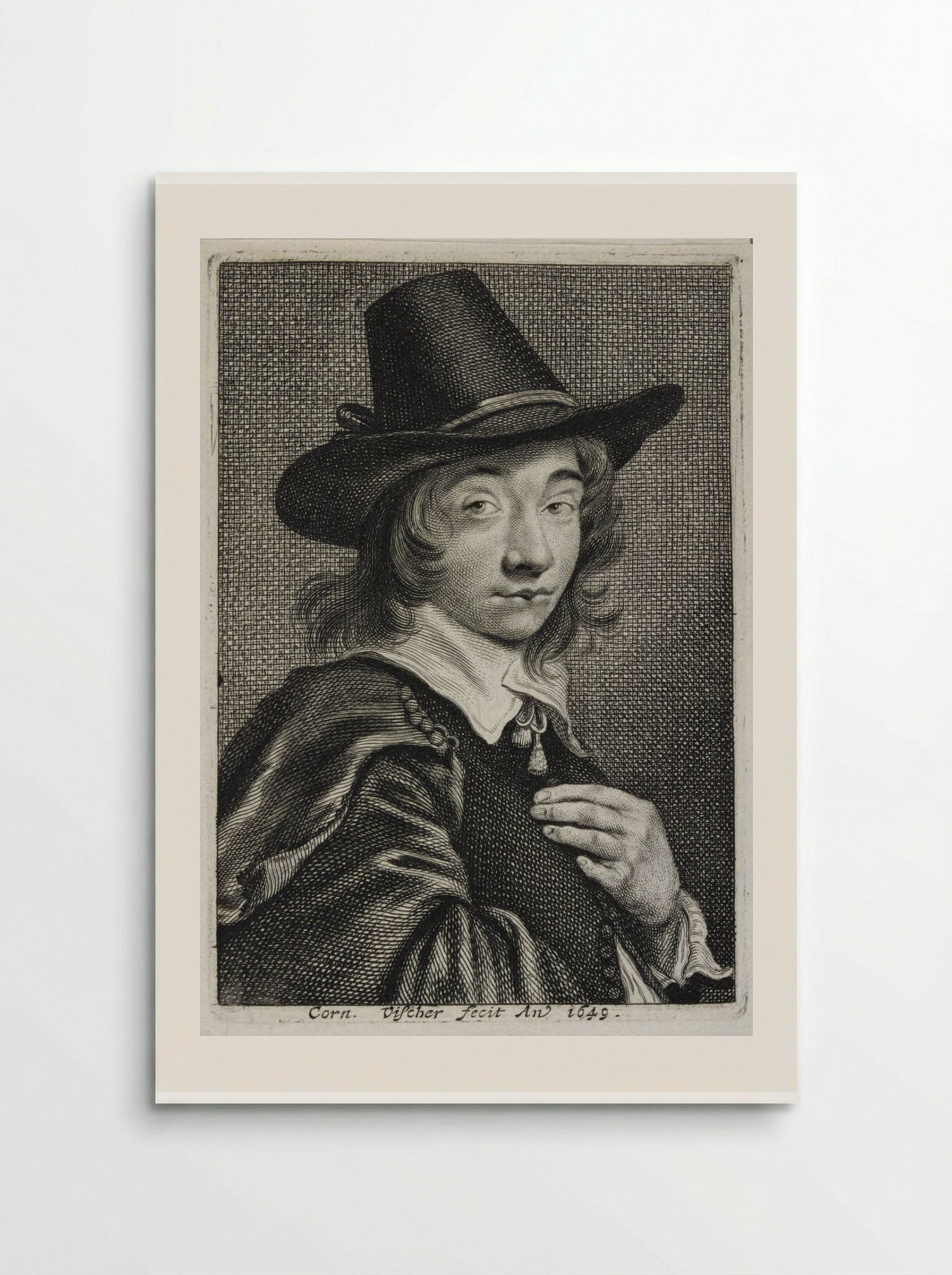Self-Portrait - Cornelis Visscher - Poster