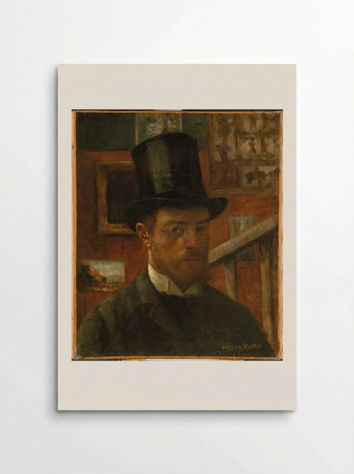 Self-Portrait - Charles Cottet - Poster