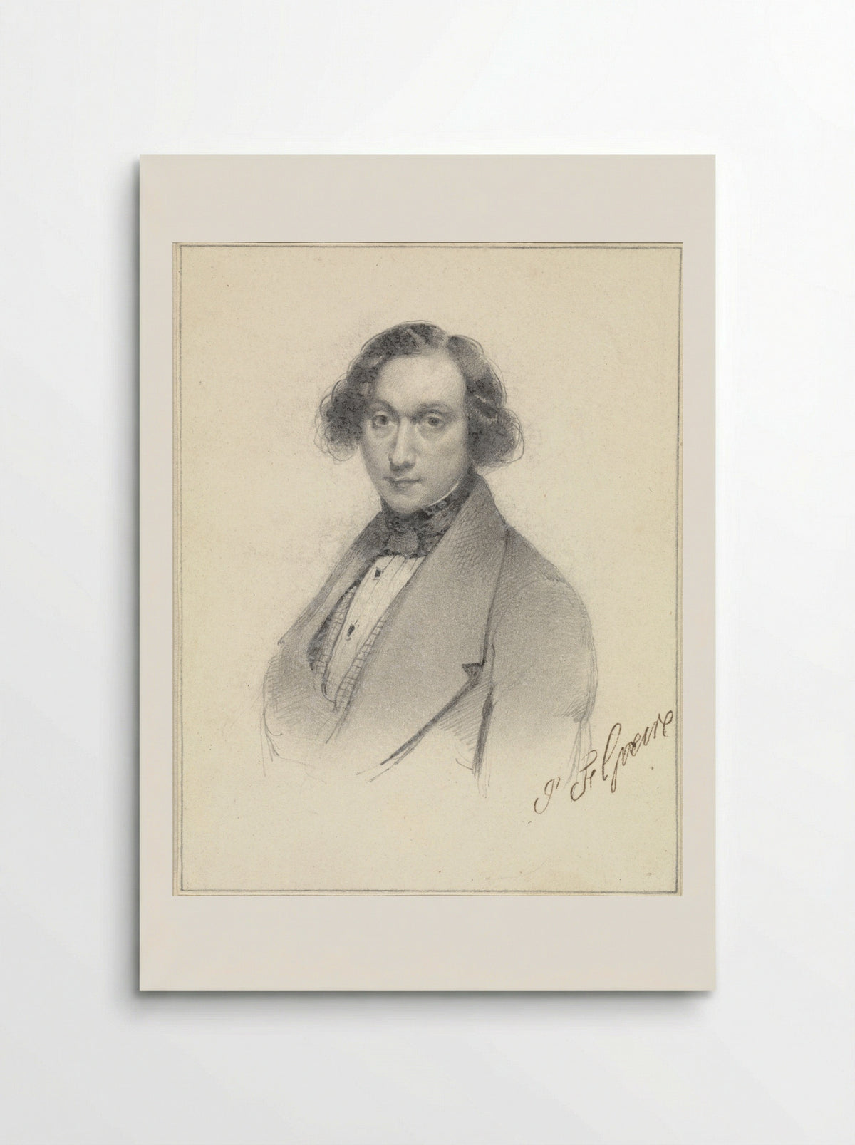 Self-Portrait - Petrus Franciscus Greive - Poster