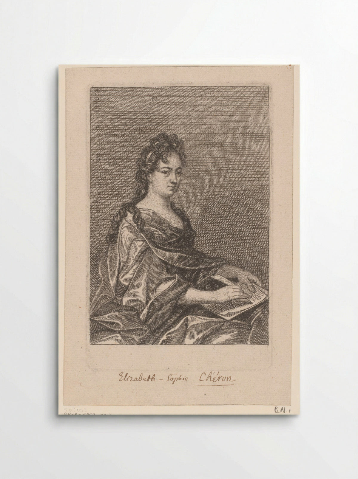 Self-Portrait - Elisabeth Sophie Chéron - Poster